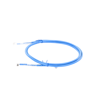 Cable de Parcheo Slim UTP Cat6A - 1 Metro (3.28 Pies) Azul, Diámetro Reducido (28 AWG)
