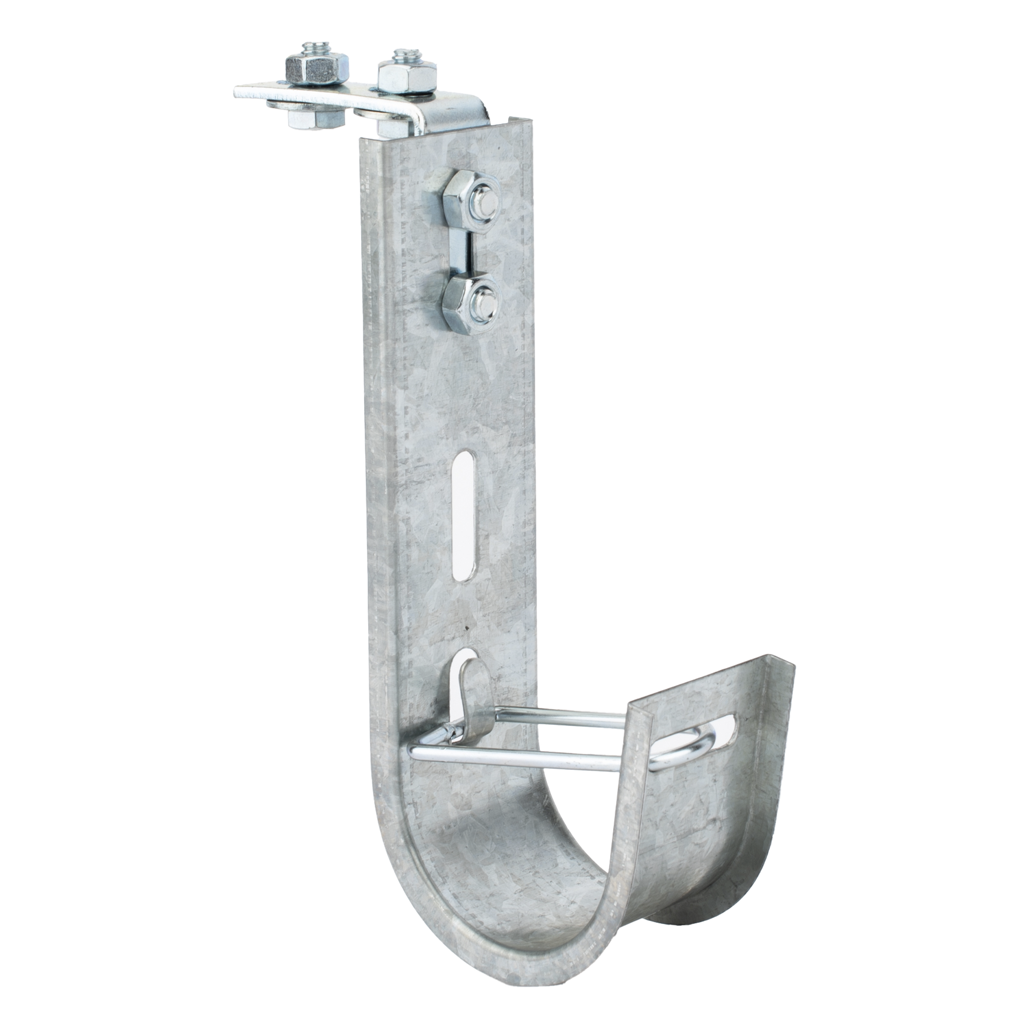 Soporte J-Hook para Cableado Estructurado / Capacidad 28 Cables Cat6 / Acero al Carbono / Instalación Interior — CHAROFIL · SKU CH-J51-EZ