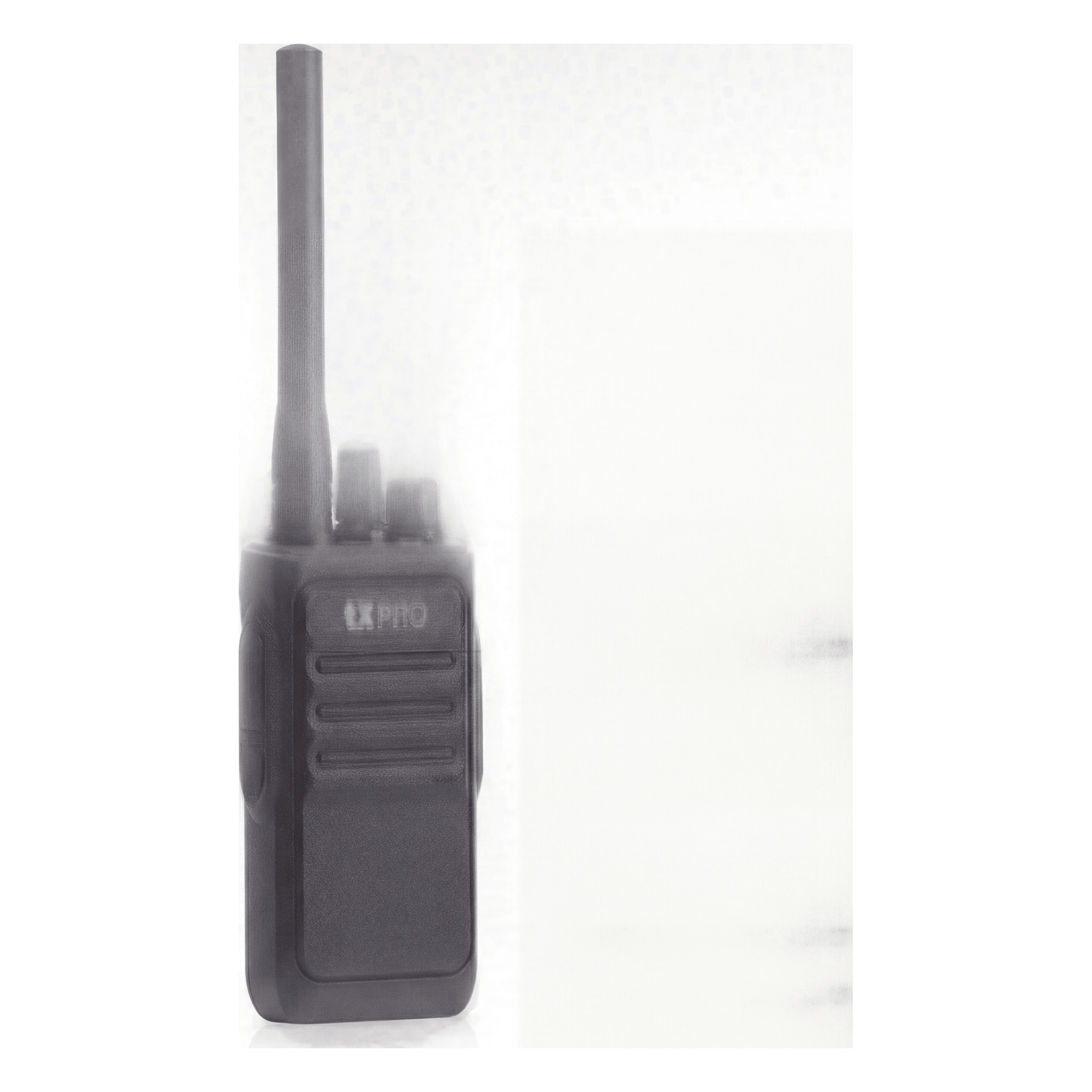 Radio Portátil Analógico UHF / 400-470 MHz / 2W / 16 Canales / VOX Manos Libres / Batería 6-8 hrs / 161 g (5.68 oz)