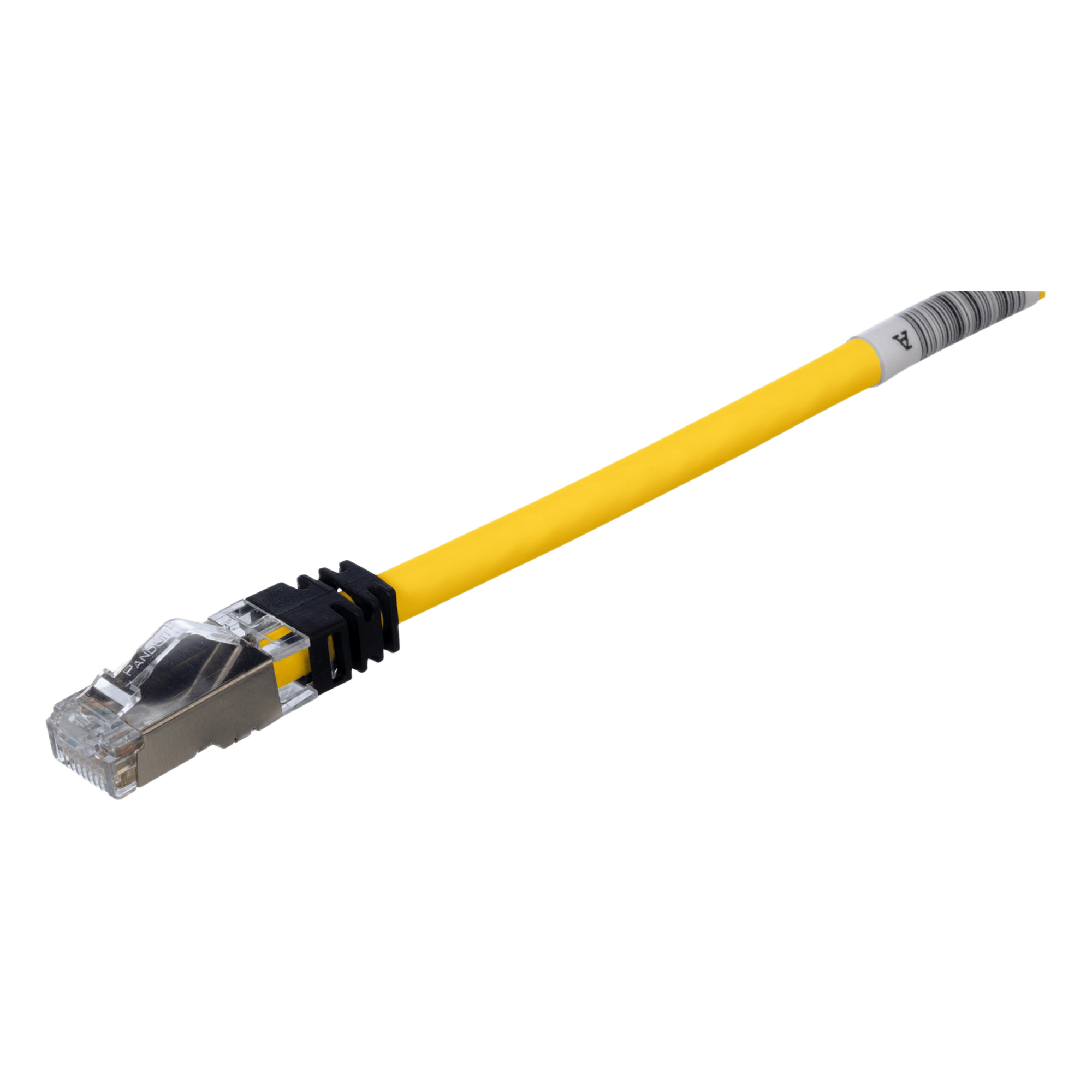 Patch Cord Cat6A / Blindado S/FTP / 26 AWG / 500 MHz / 3 m (9.8 ft) / LS0H / Amarillo — PANDUIT · SKU STP6X3MYL