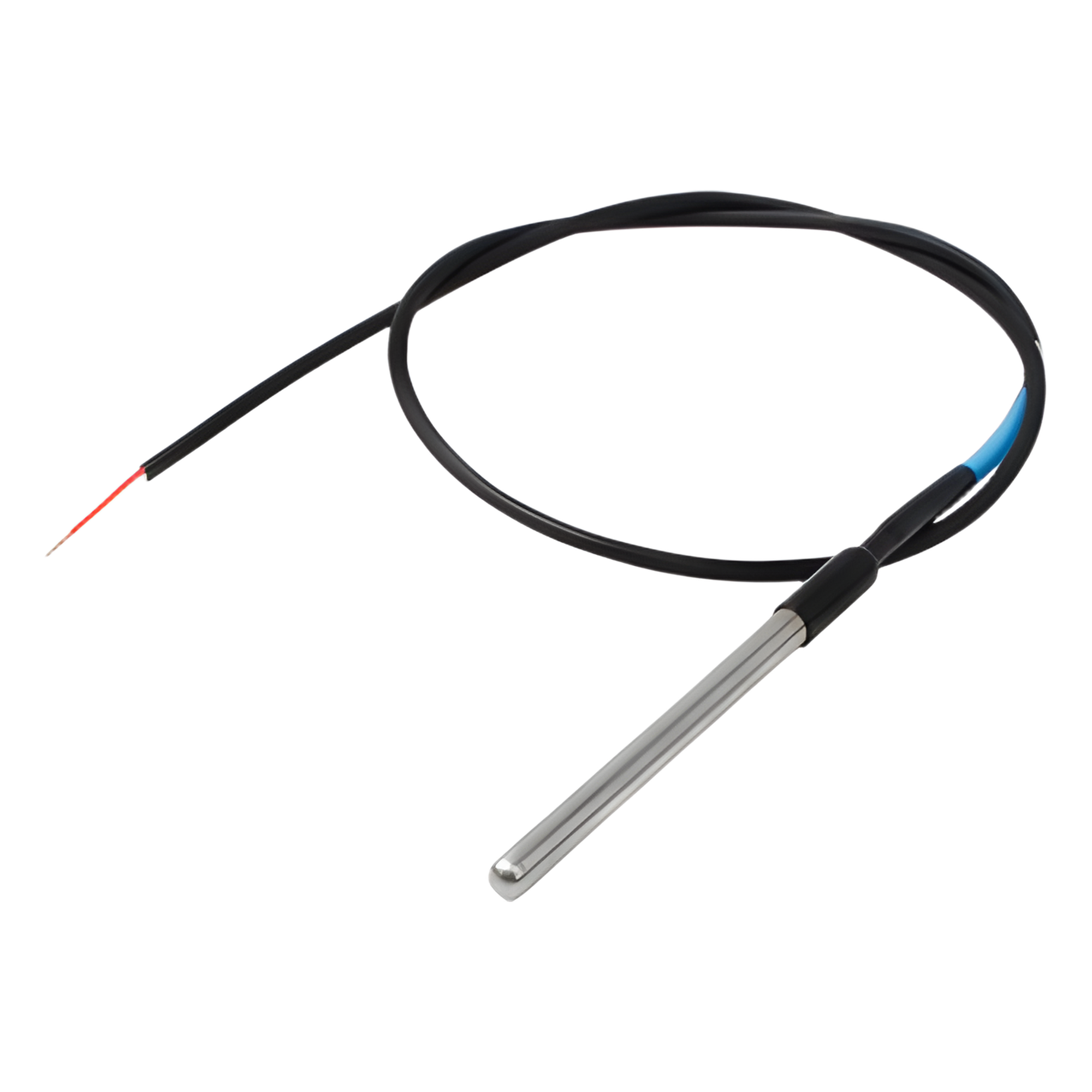 Sensor de Temperatura Externo / Rango -50°C a 70°C (-58°F a 158°F) / Cable Extensible 305 m (1,000 ft) / Compatible Paneles EA200-12, EA400-12, EAProGTWY — WINLAND ELECTRONICS · SKU TEMP-LS