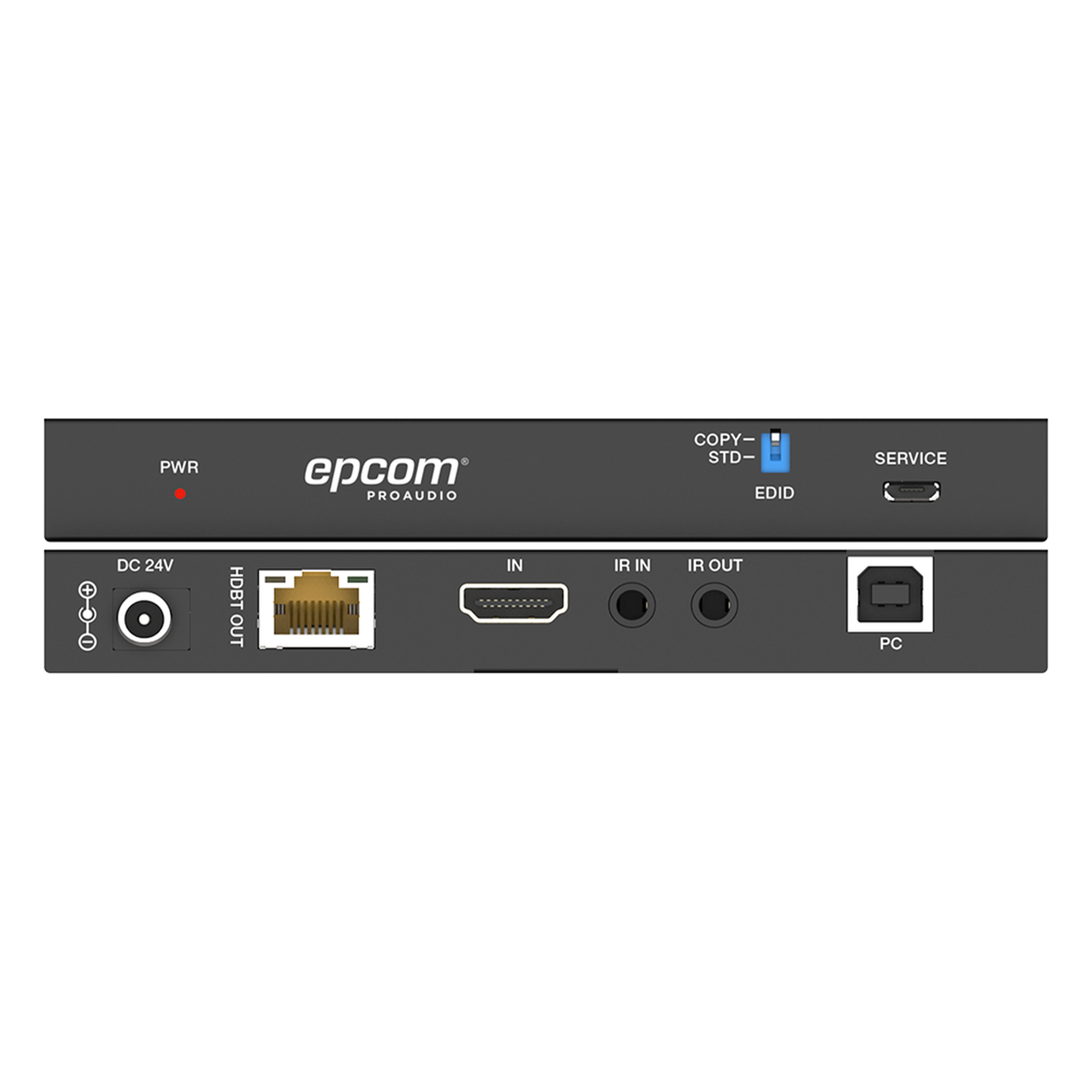 Extensor HDMI con KVM / 4K@60Hz 4:4:4 / 150m (492 pies) en 1080p / 120m (394 pies) en 4K / HDBaseT / USB 2.0 / IR Bidireccional / POC / EDID