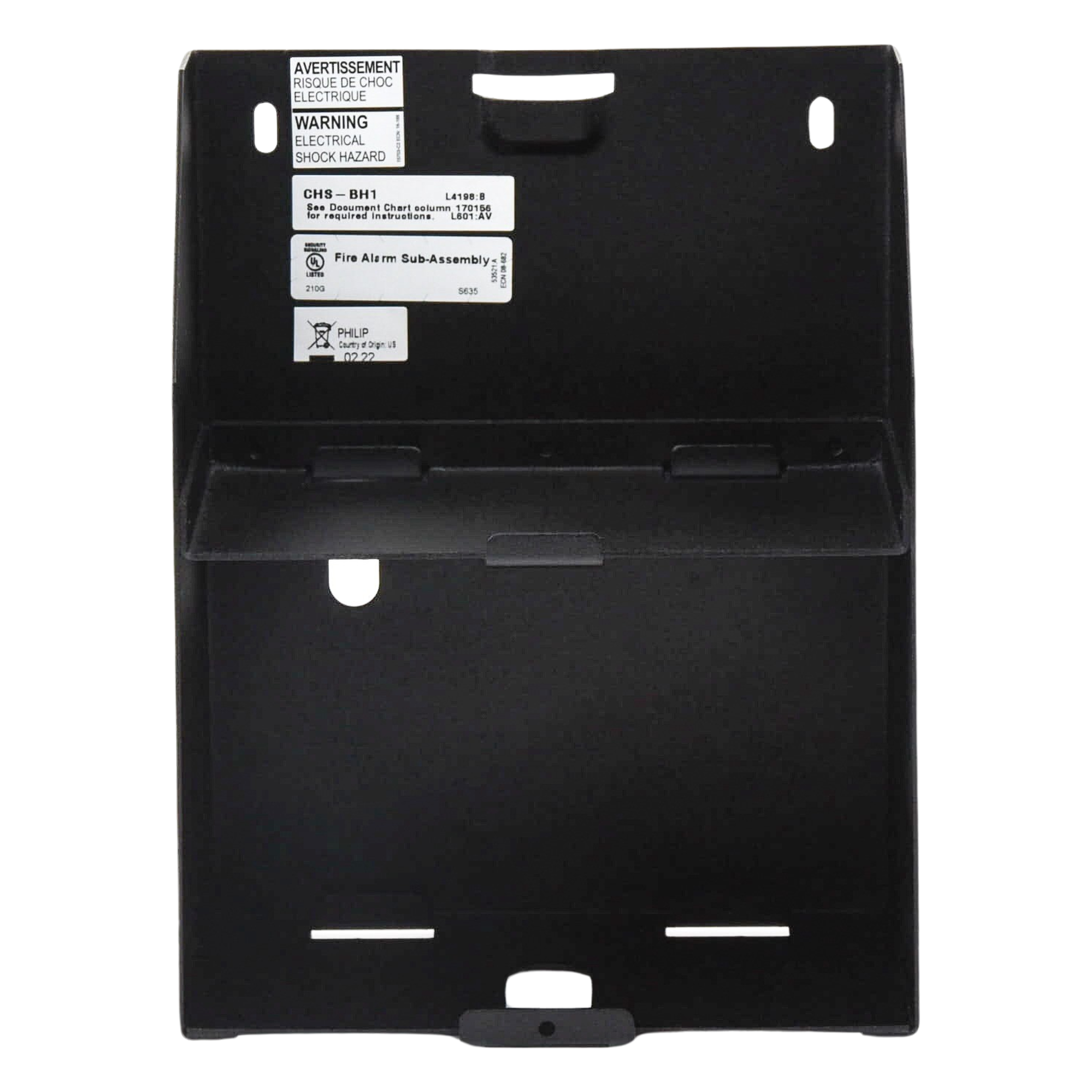 Chasis Auxiliar para Baterías / 2x 12 Ah / Montaje Lateral / Acceso Frontal / Gabinete CAB-4
