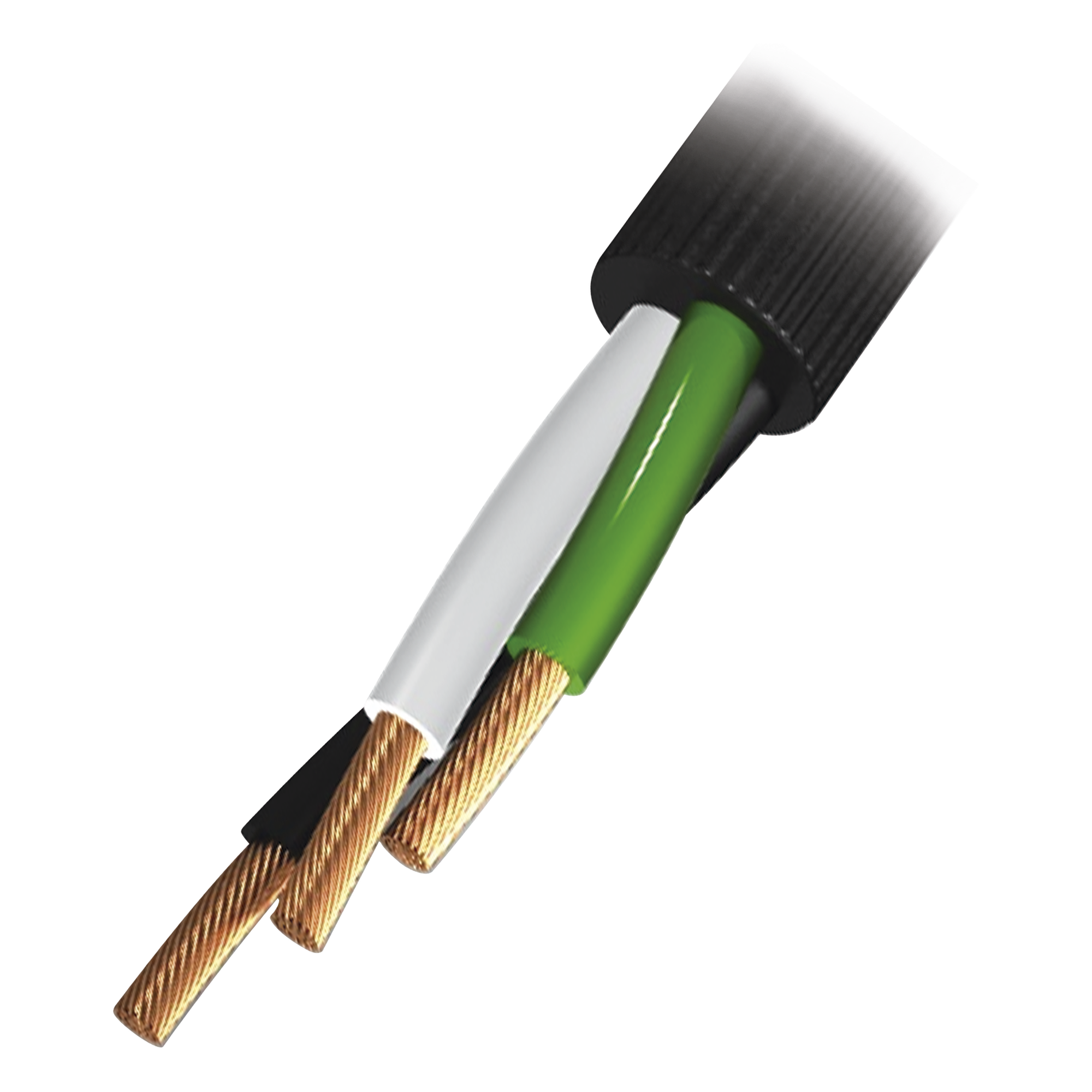 Cable de Uso Rudo / 3 Conductores / Calibre 12 AWG / 600 V / Rollo 100 m (328 ft) — INDIANA · SKU RQ38/100M
