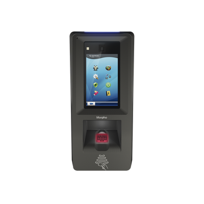 Lector de Huellas Serie Sigma Extreme MULTI-FFD con lector Mifare   PoE, IP65, IK09 aprobado por FBI