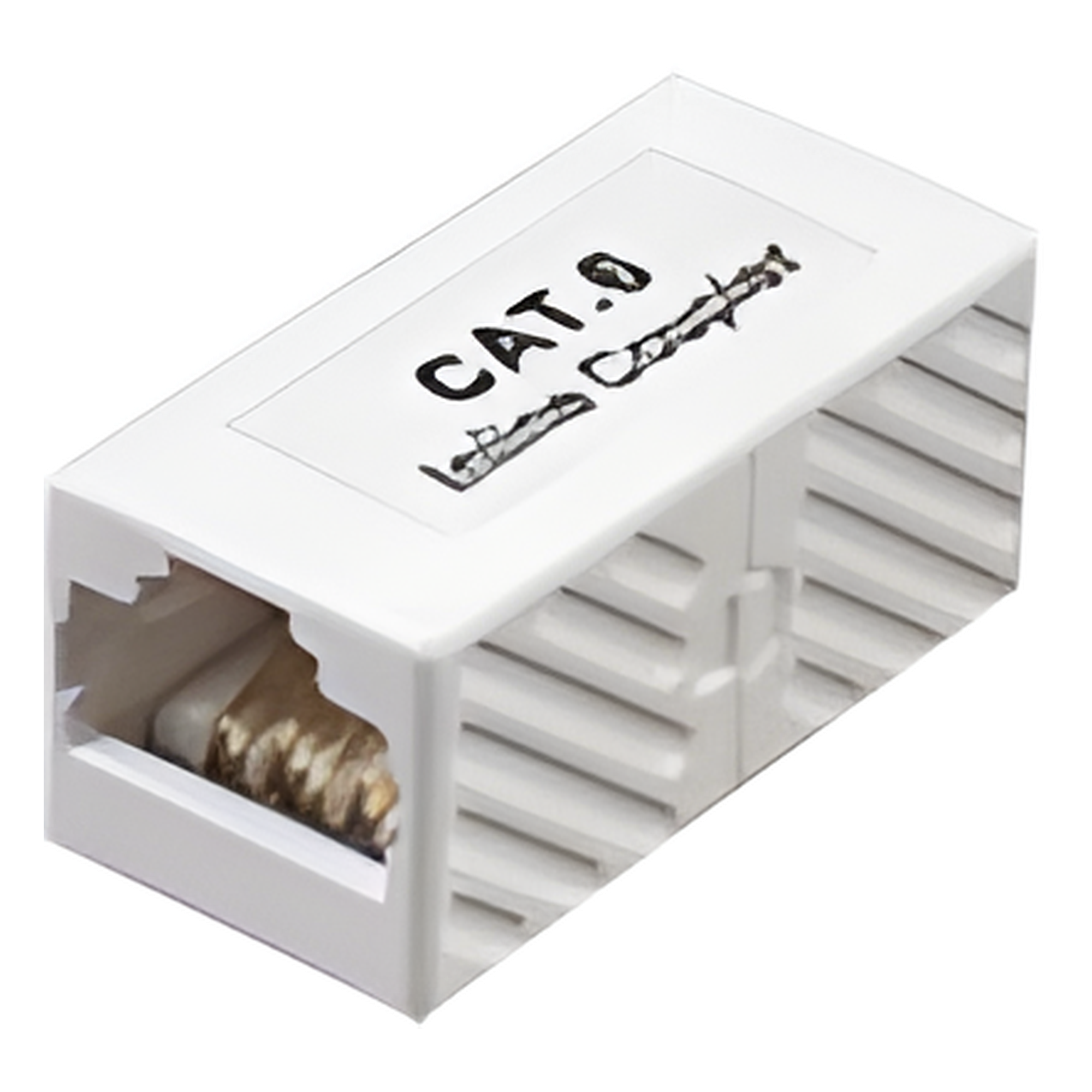 Acoplador UTP / Cat6 / RJ45 Hembra a Hembra / 750 VCA / ABS Retardante de Llama — LINKEDPRO BY EPCOM · SKU LP-CB-42