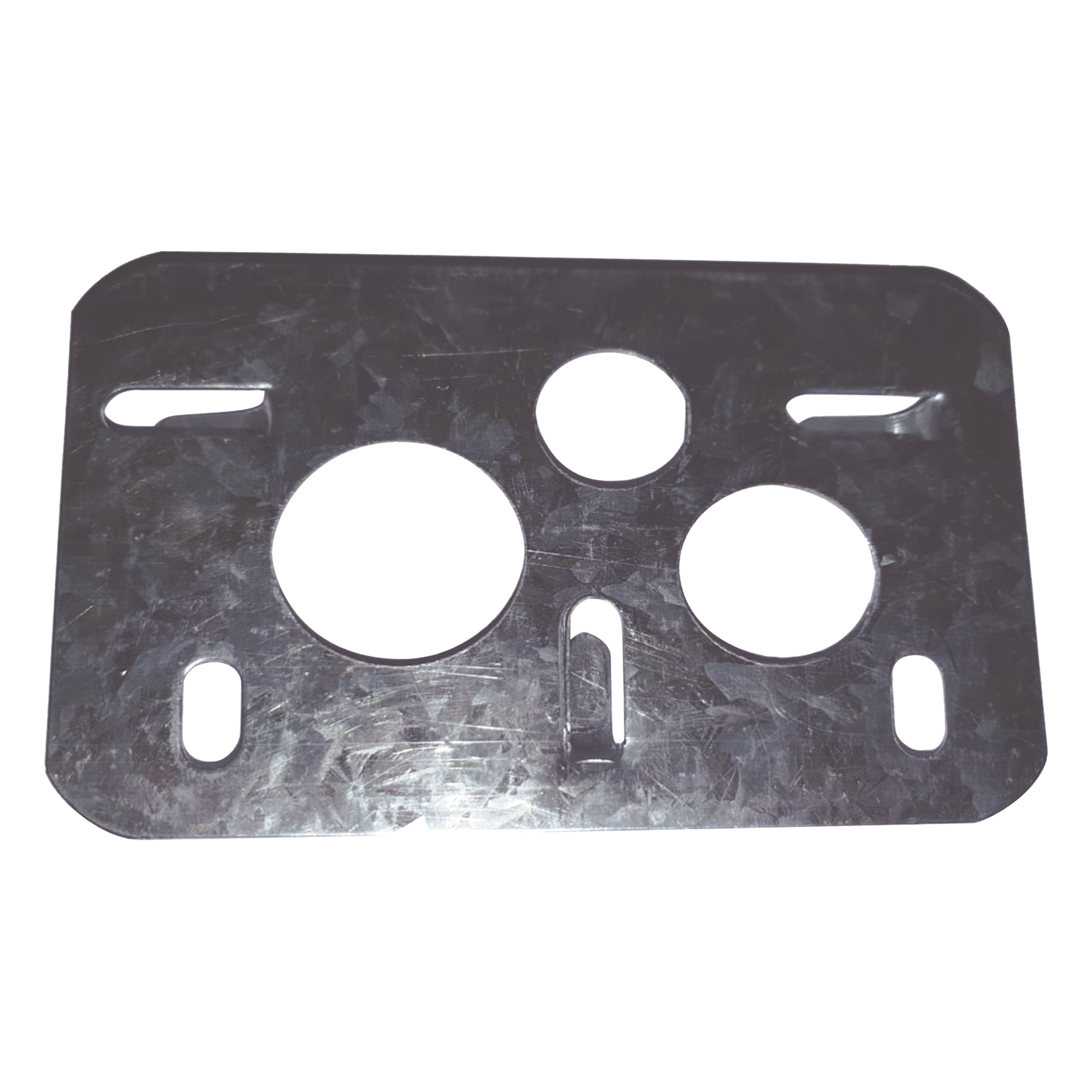 Placa Salida a Tubo Automática / 3/4", 1" y 1 1/4" / Lámina Galvanizada G60 / 5 kg — CHAROFIL · SKU CH-STBU-EZ