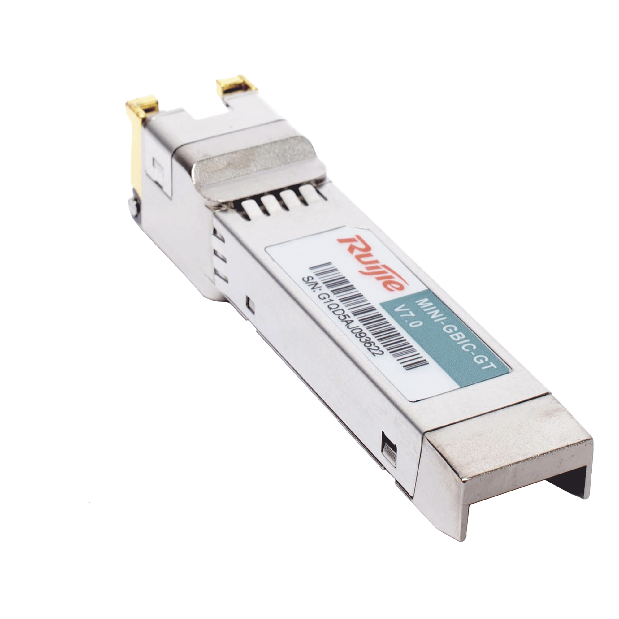 Transceptor SFP a RJ45 / 1 Gbps / Alcance 100 m (328 ft) / Gigabit Ethernet — RUIJIE · SKU MINI-GBIC-GT