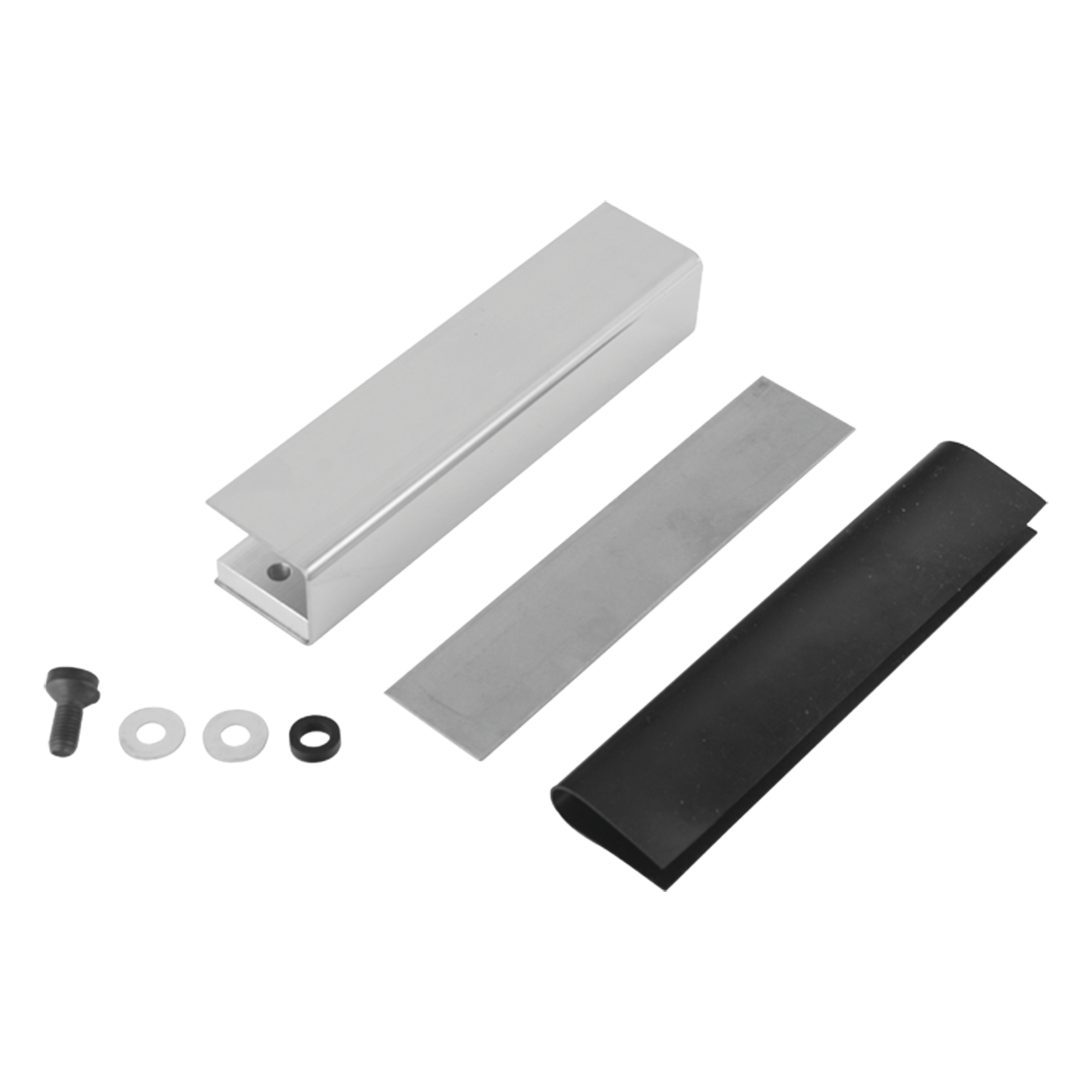 Montaje "U" para Puertas de Vidrio/ 3/4" de Grosor/Para chapas magnéticas de 600 y 750 lbs / Ajuste por Opresores