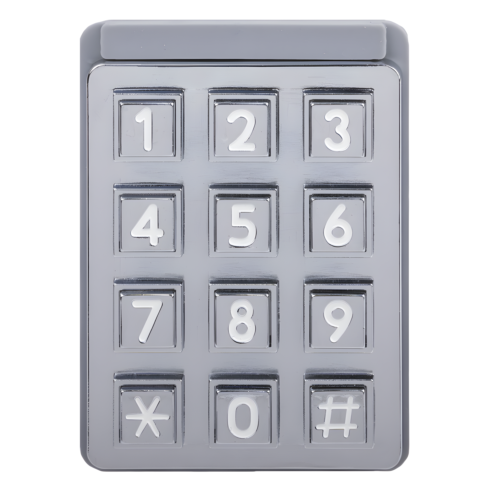Teclado Iluminado para Portero Telefónico / Full Duplex Manos Libres / 100 Números de Teléfono / 2 Relés de Control de Acceso / Montura Empotrada 8.375' x 14' x 3.25' — DKS DOORKING · SKU 1895-032