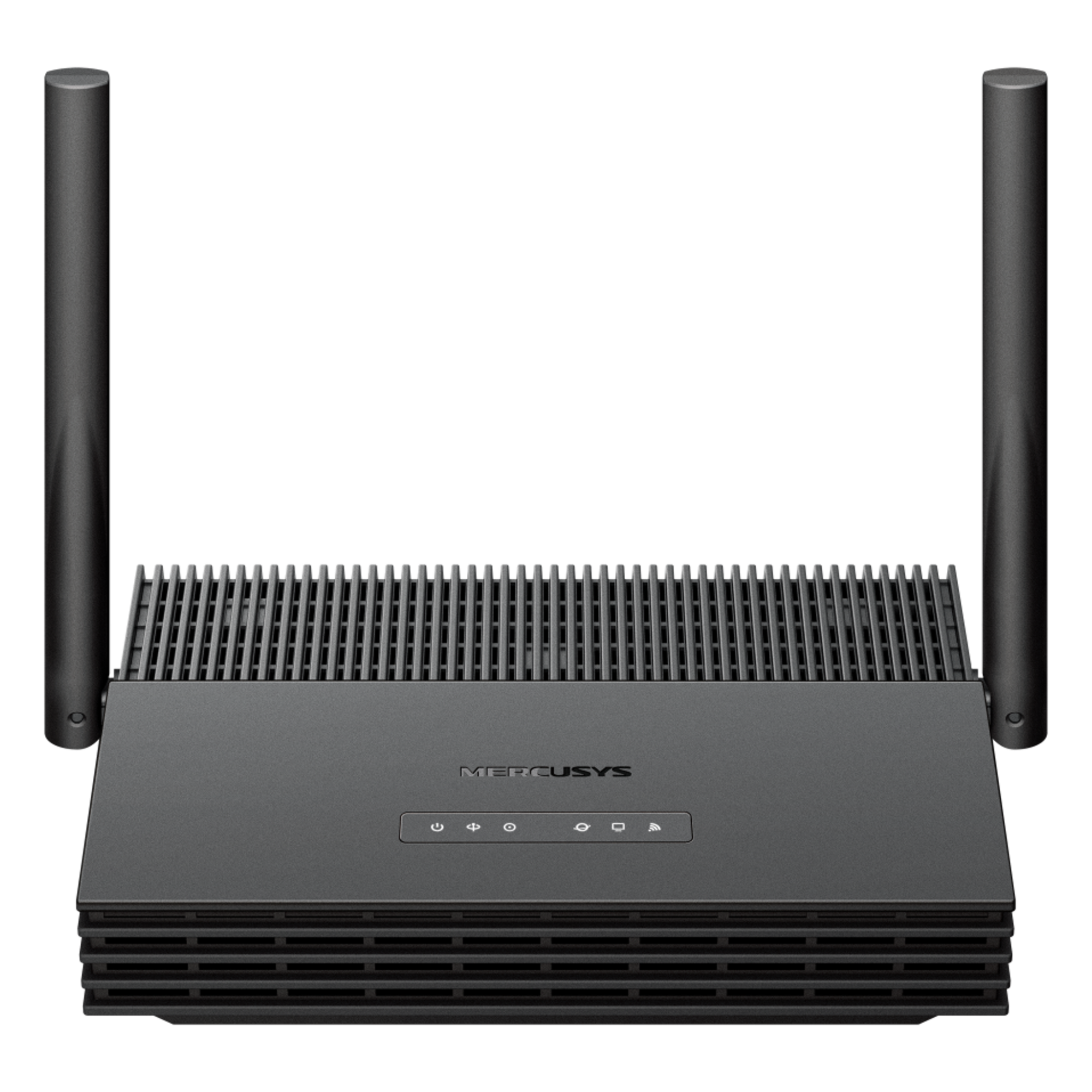 ONT Router Wi-Fi 6 / AX3000 / 1 Puerto PON SC/APC / 4 Puertos Gigabit / EasyMesh / Beamforming — Mercusys · SKU MF80X