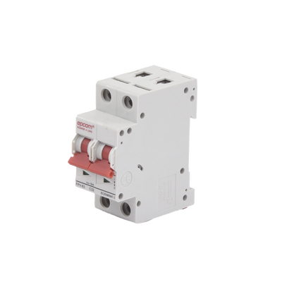 Protección Térmica/ Interruptor 2P, 32A,  Corriente Directa  800 Vcc para Aplicación Fotovoltaica Montaje Riel DIN