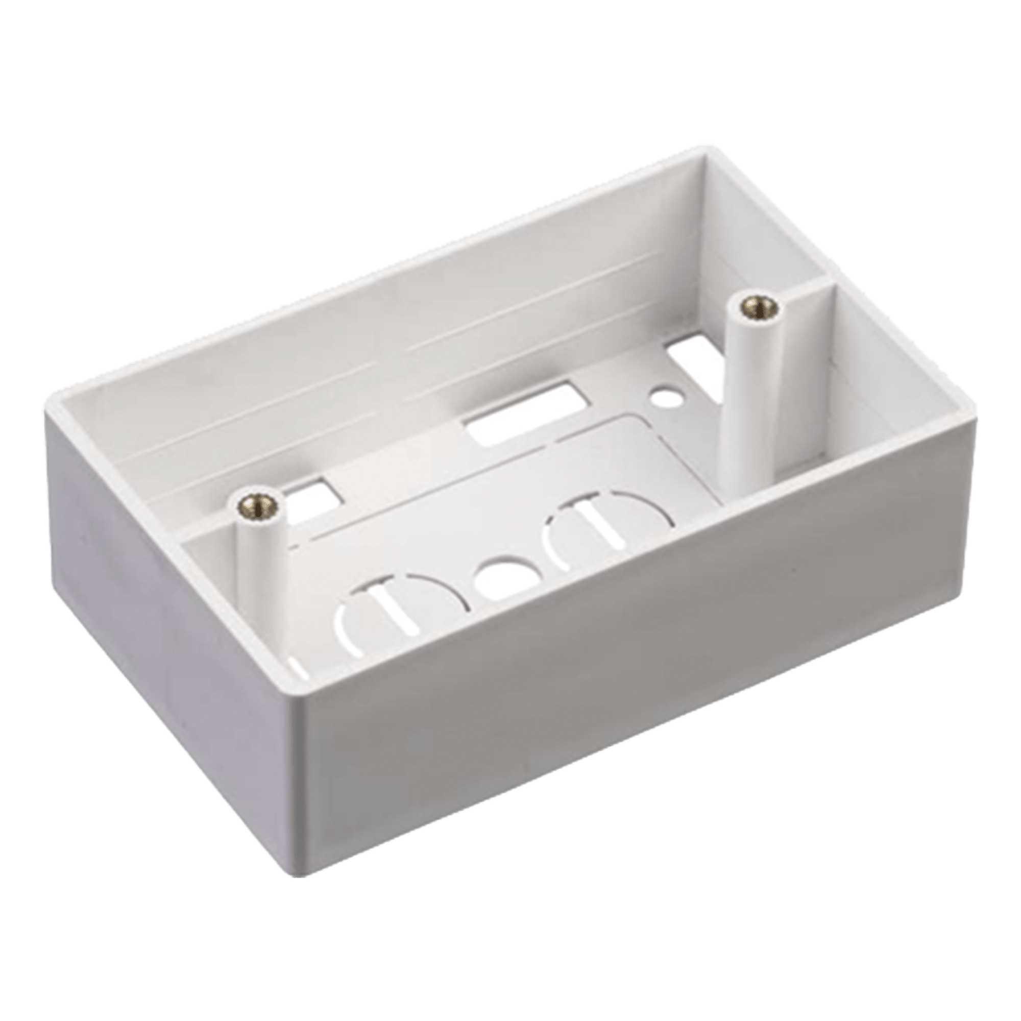 Caja de Pared Universal / 6 Puertos / 70x115x36 mm / UL 94V-0 / ANSI/TIA/EIA-568-C.2 / 0.23x0.38x0.12 ft — LINKEDPRO BY EPCOM · SKU LP-FP-33