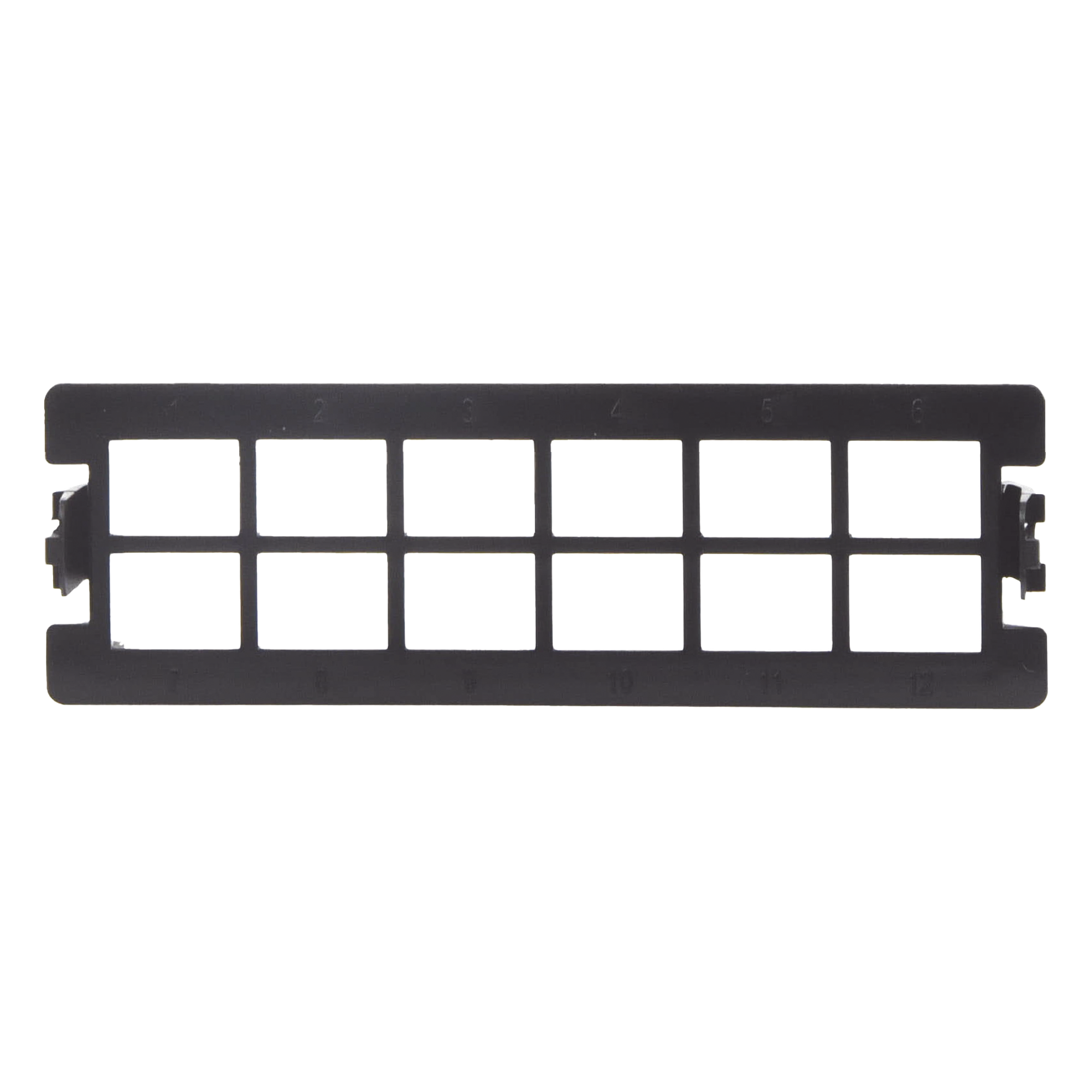 Placa Acopladora Vacía / 12 Puertos SC Simplex o LC Duplex / 19 Pulgadas / Compatible APC-UPC — LINKEDPRO BY EPCOM · SKU LP-FO-D12