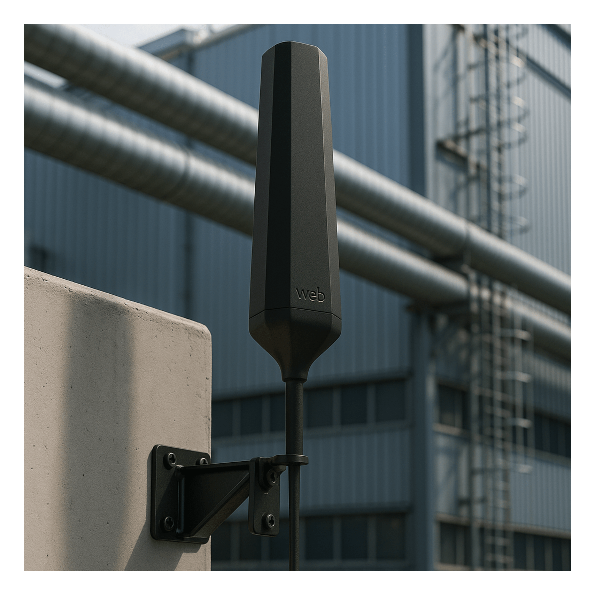 Antena Exterior Omnidireccional / Multibanda 617-2200 MHz / Ganancia 6.0-7.5 dBi / IP67 / -40°C a 80°C / Montaje Incluido