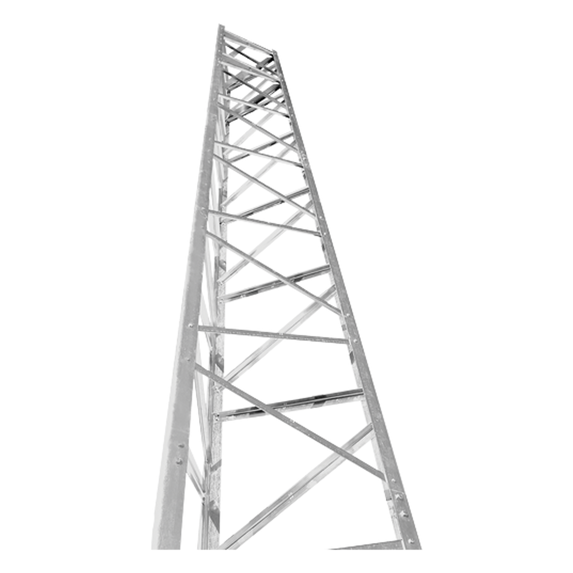 Torre Autosoportada / 24ft (7.3m) / Titan T300 / Galvanizada / Incluye Anclaje — Trylon · SKU TRYT24T300