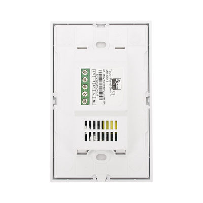 (ZWAVE) Interruptor On/Off panel táctil touch inalámbrico Zwave Plus 3 botones. Compatible con Hubitat HC8, Álula  M2M, otro 
