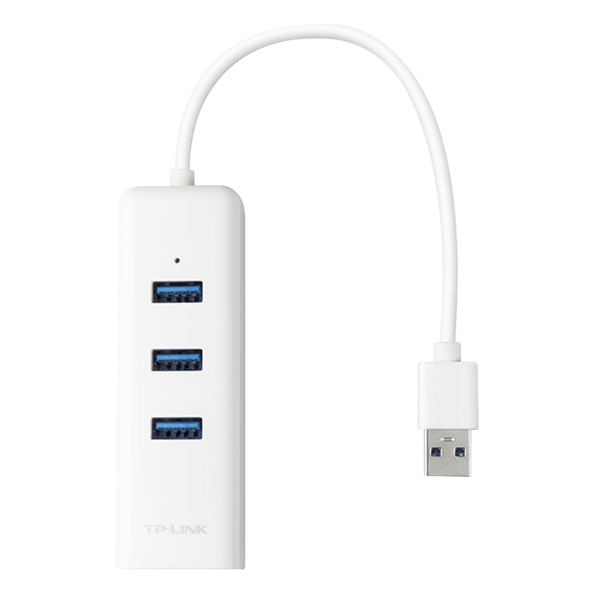 Adaptador de red / USB 3.0 a RJ45 / 3 puertos USB 3.0 / Gigabit Ethernet / 96x23x31 mm — TP-LINK · SKU UE330