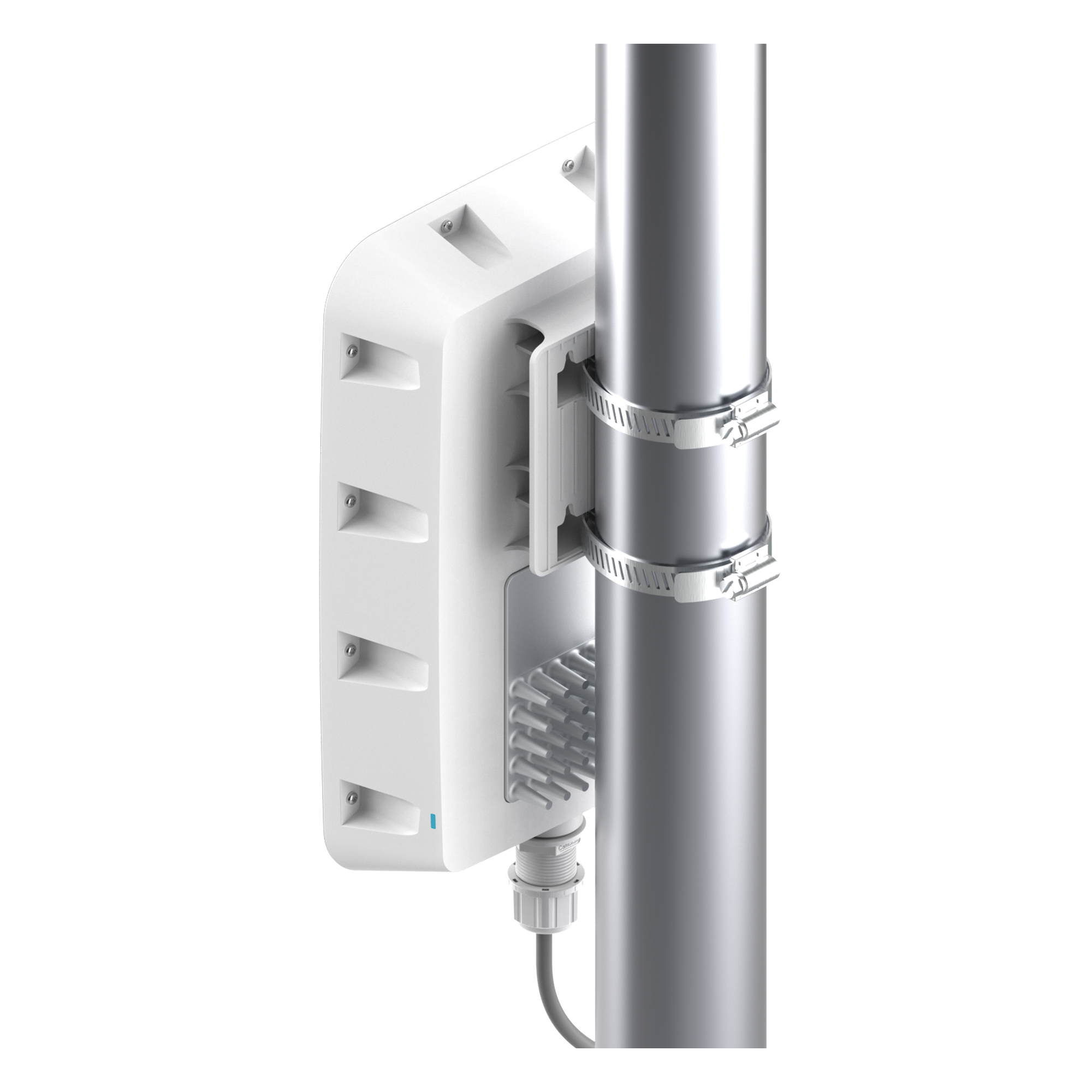 Punto de Acceso Exterior / Wi-Fi 6 / Doble Banda / 2.4 Gbps / 512 Clientes / IP67 / Antenas 7 dBi y 10 dBi / Beamforming 2x2