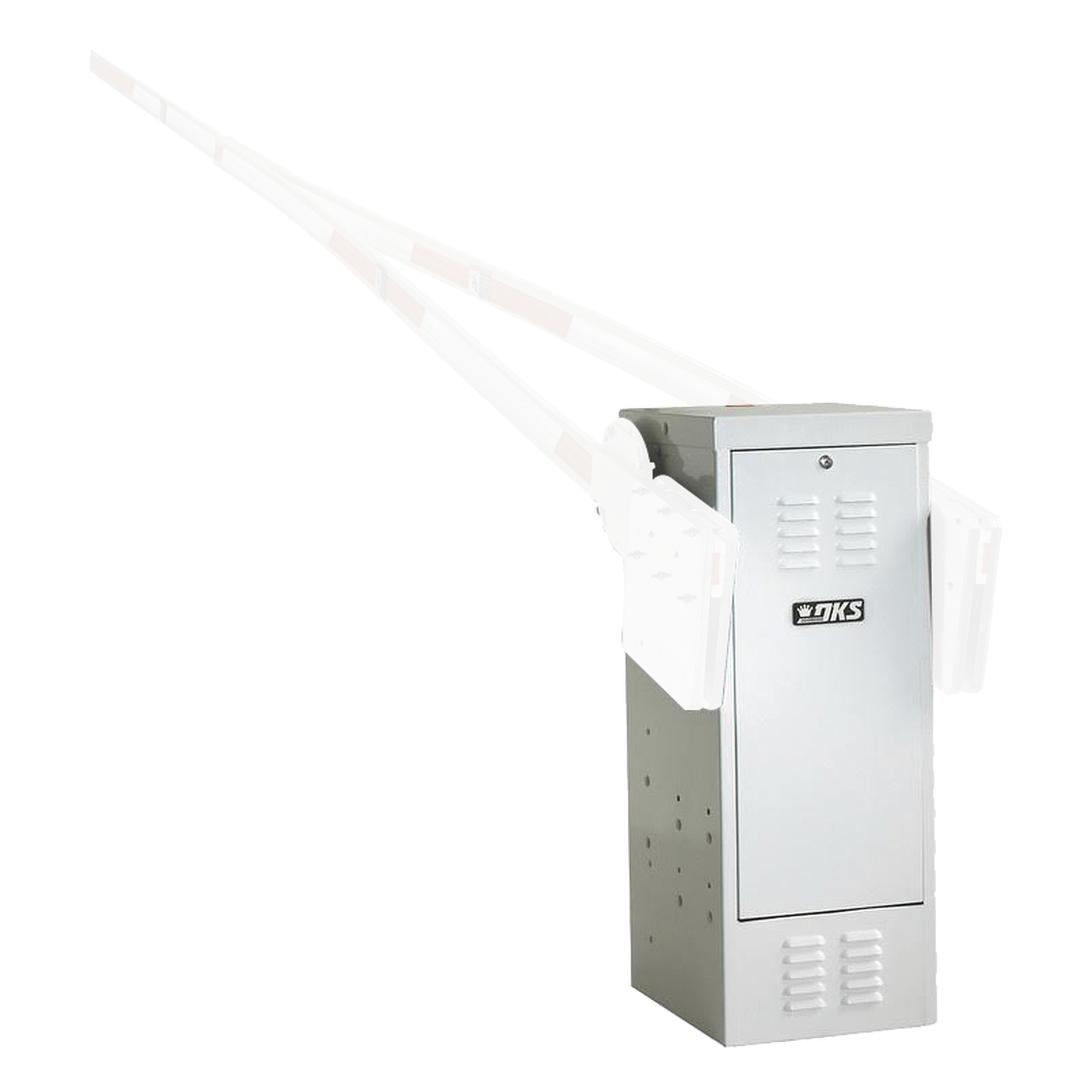 Barrera Vehicular / Motor 1 HP / Uso Continuo Intensivo / Brazo hasta 8 m (26.2 ft) / 115 VAC / Sensores de Masa Integrados — DKS DOORKING · SKU 1602-090