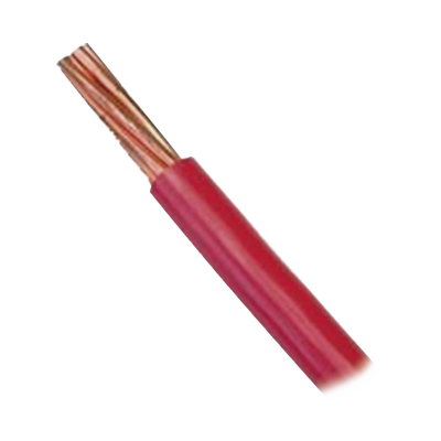 Cable Eléctrico de Cobre Recubierto THW-LS Calibre 12 AWG 19 Hilos Color Rojo (100 Metros) (328.08 Pies)