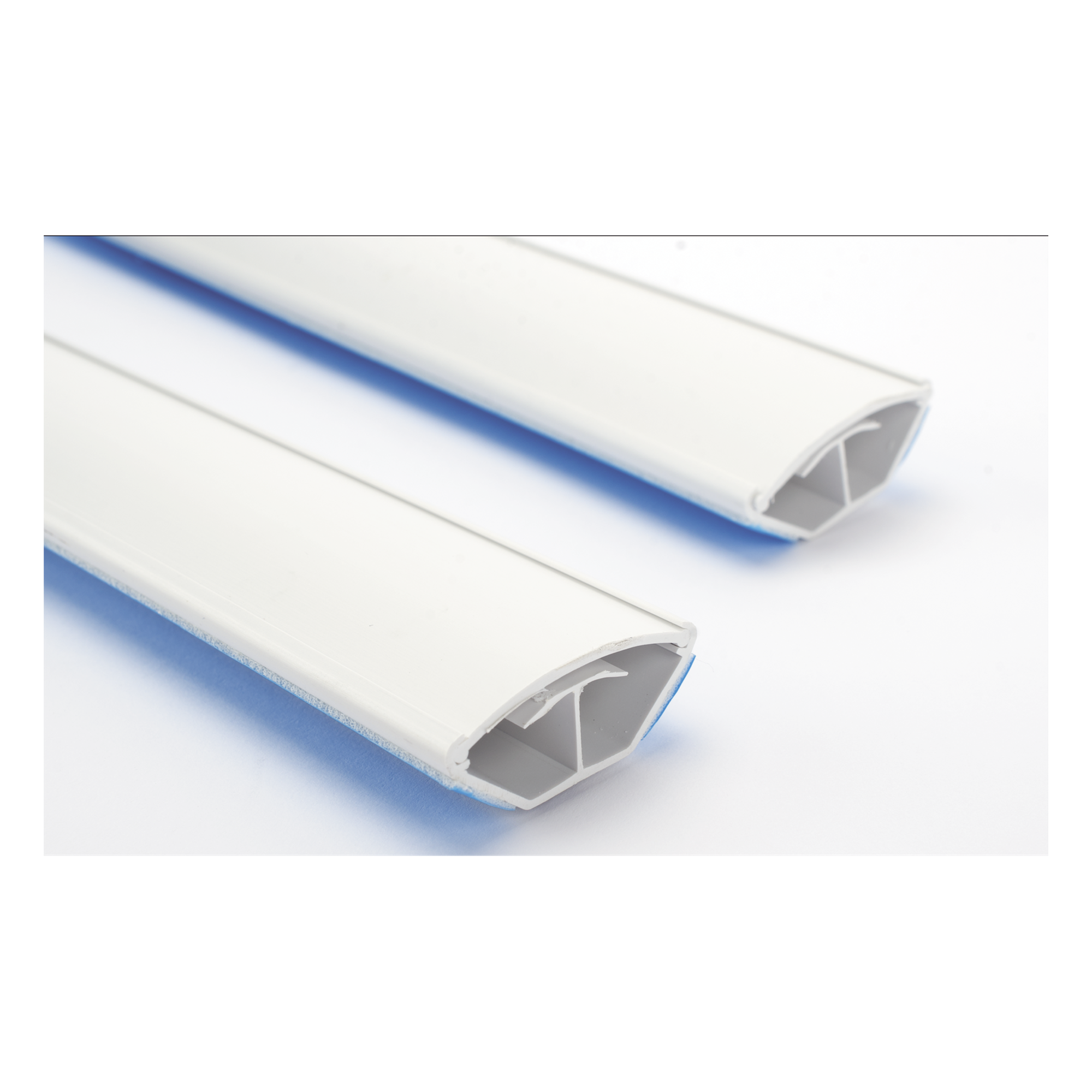 Kit de Canaleta 90° / División Integrada / PVC Rígido y ABS / Cinta Adhesiva Incluida / -20°C a +75°C / 3,344 mm²