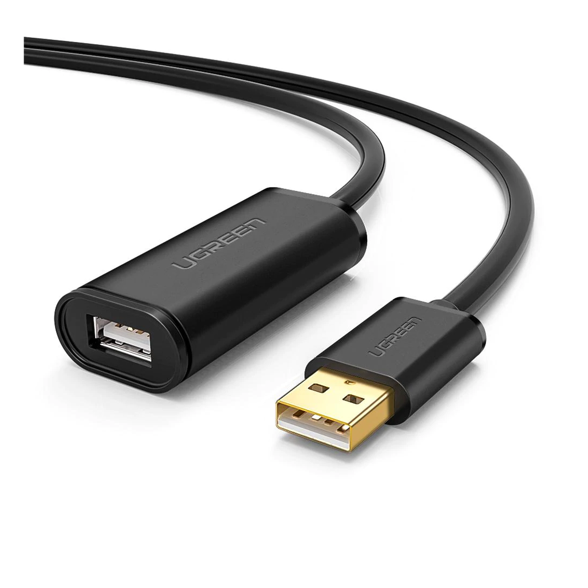 Cable de Extensión Activo USB 2.0 / 5 m (16.4 ft) / Amplificador FE1.1S / Velocidad 480 Mbps / Macho-Hembra / Triple Blindaje — UGREEN · SKU 10319