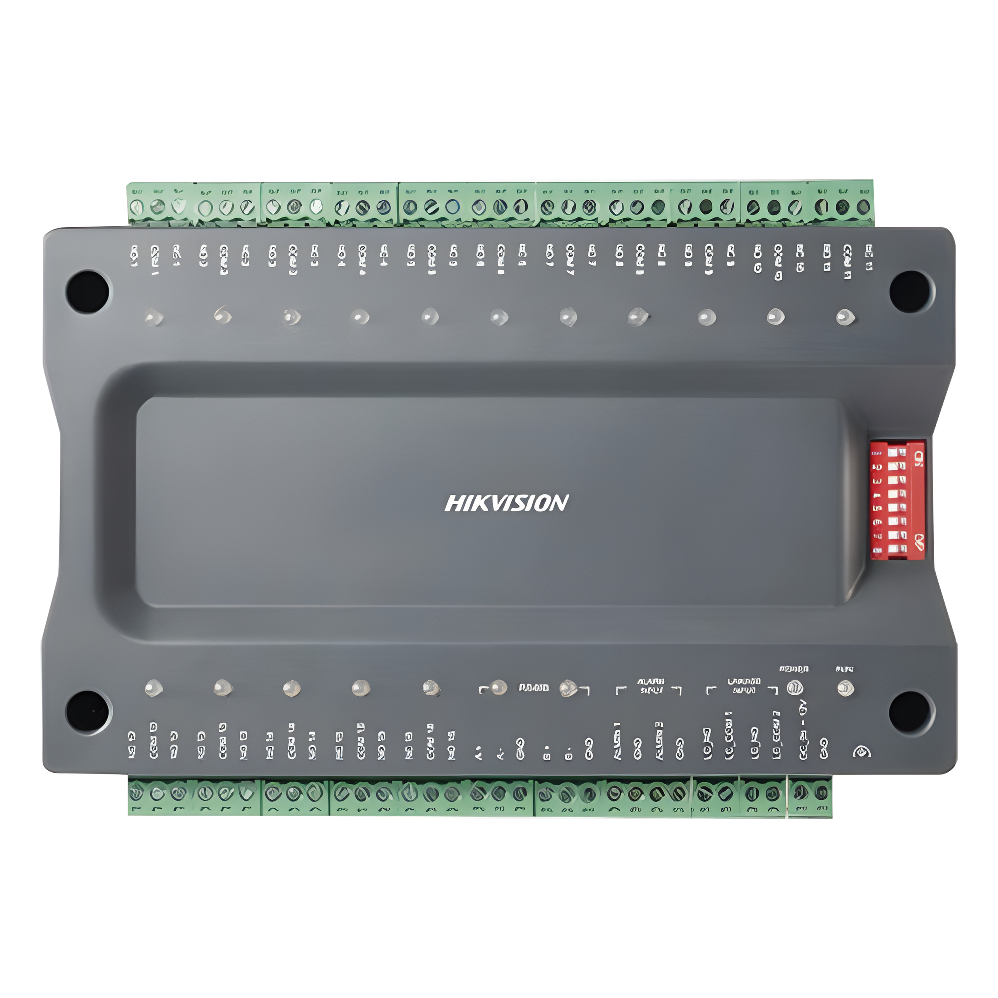 Distribuidor esclavo para control de elevadores / 16 salidas de relé / RS-485 / 2 entradas de alarma / -4°C a 70°C / 6.57 x 4.13 x 1.18 pulgadas — HIKVISION · SKU DS-K2M0016A