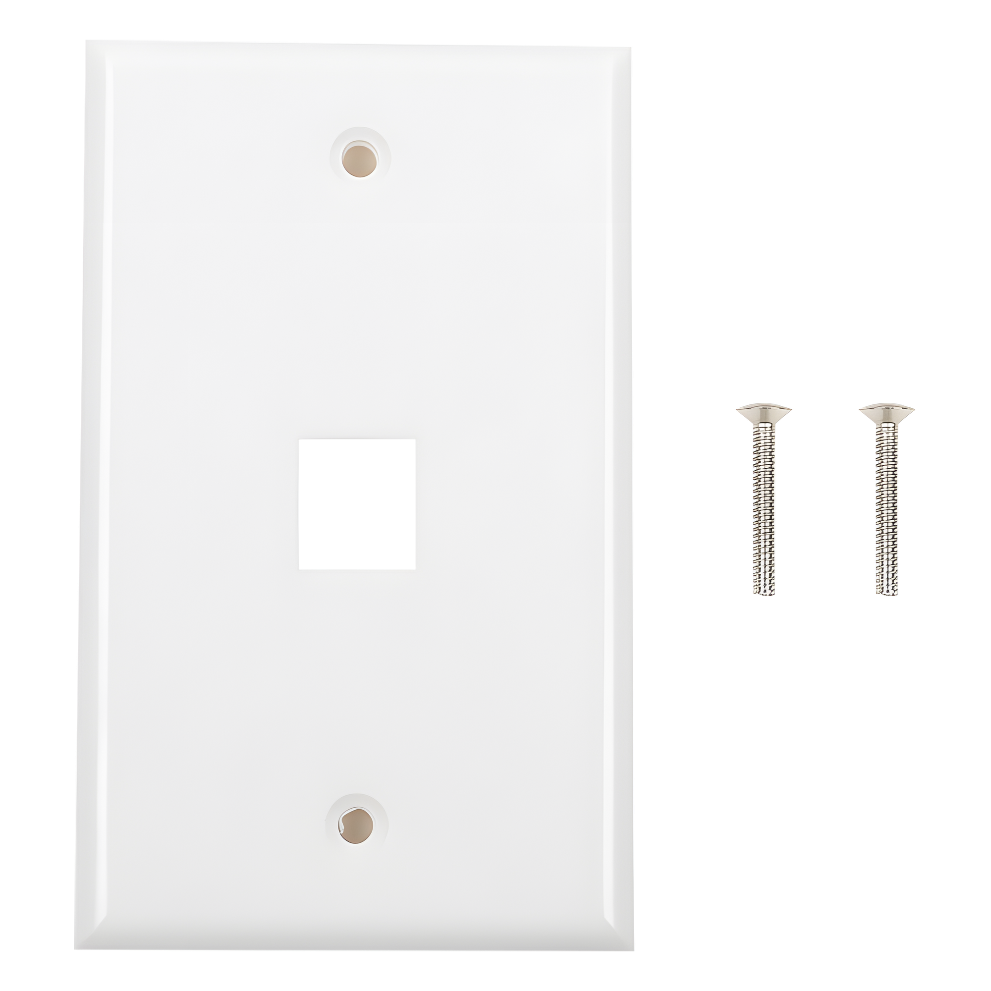 Placa de Pared / 1 Puerto Keystone / 70x115mm / 2.75x4.52in / Montaje Vertical / UL CE ETL — LINKEDPRO BY EPCOM · SKU LP-FP-16