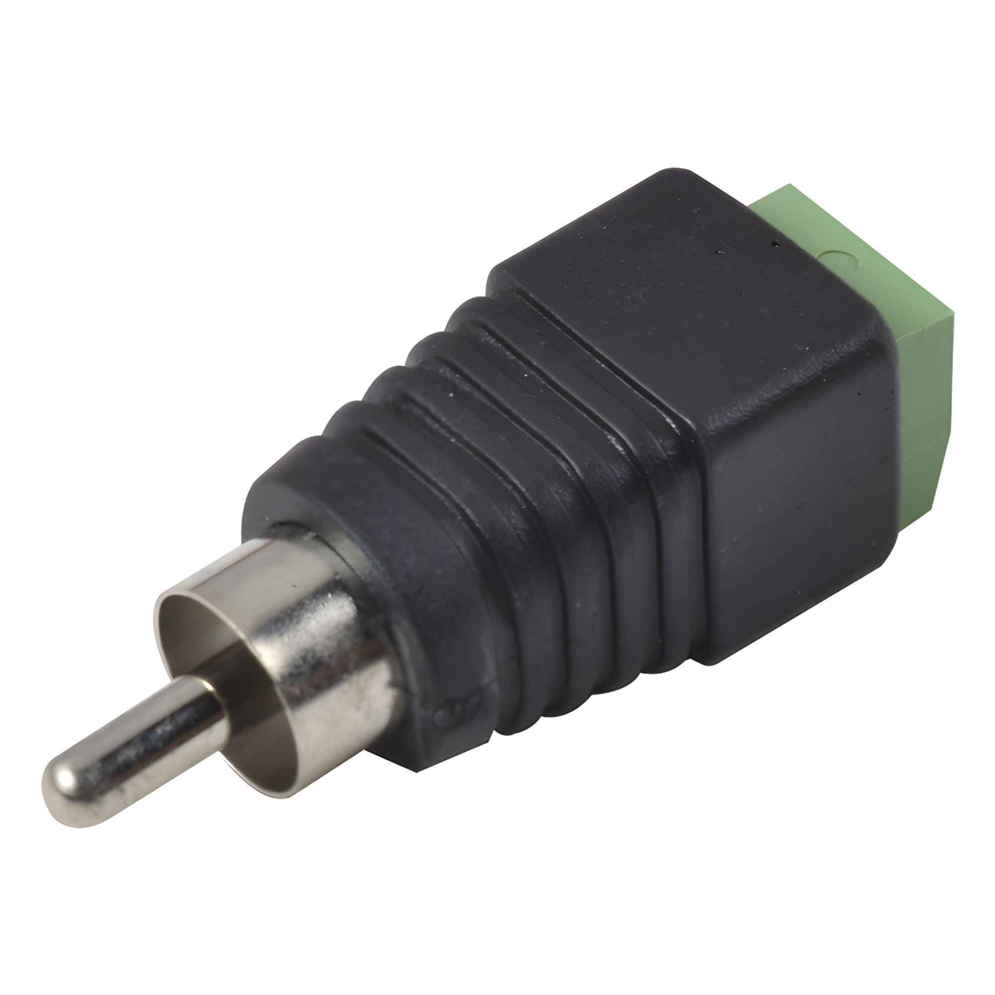 Adaptador RCA Macho / Terminales Tipo Tornillo / Polarizado / 4.3 x 1.4 x 1.3 cm / Audio y Video Profesional — EPCOM POWERLINE · SKU JR-R591