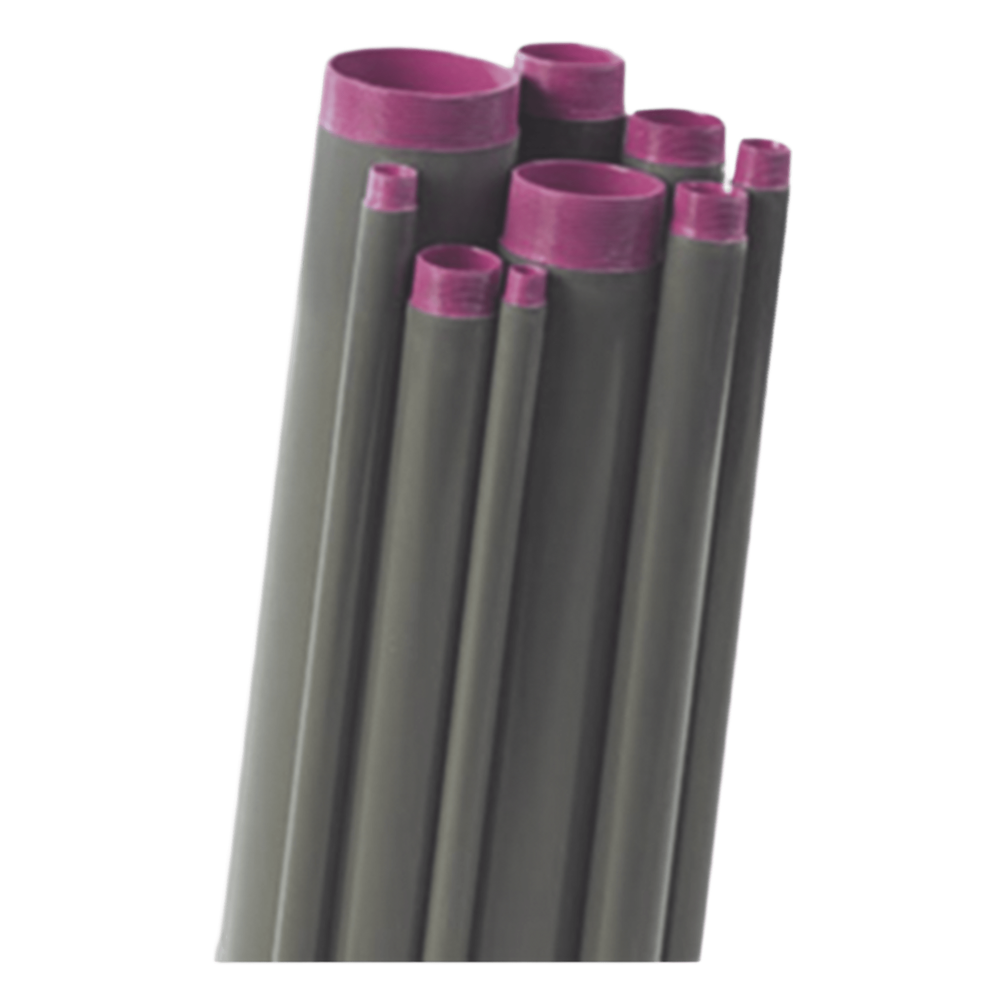 Tubo Conduit Rígido de Aluminio / Recubrimiento PVC 40 mils / Rosca Uretano Púrpura 2 mils / 1/2" (12.7 mm) / Longitud 3.05 m (10 ft) / Aleación 6063-T5 — RAWELT · SKU TAL-13-PC
