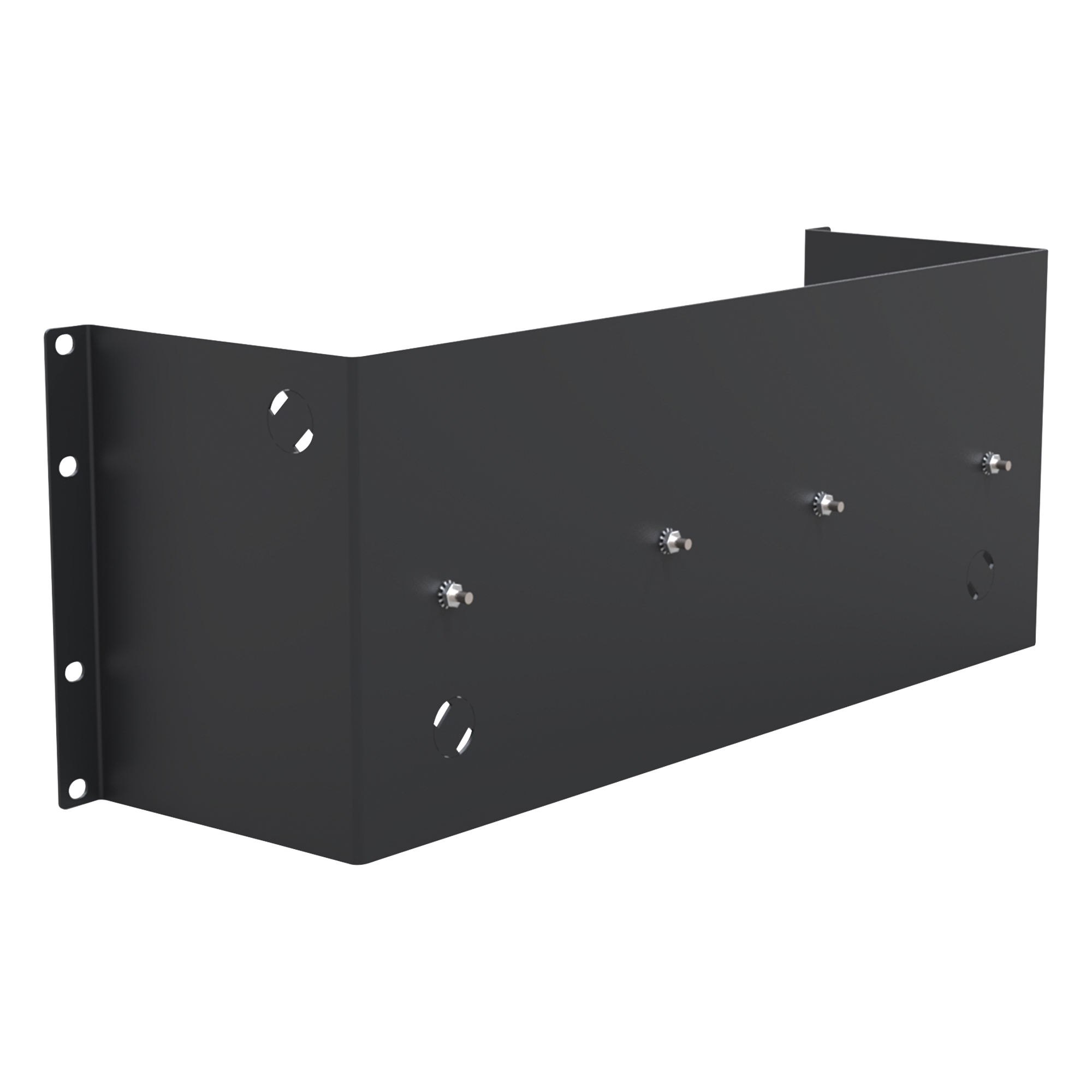Riel DIN 35 mm / Soporte Rack 19" / 4U / Acero Resistente / Sujeción por Broche