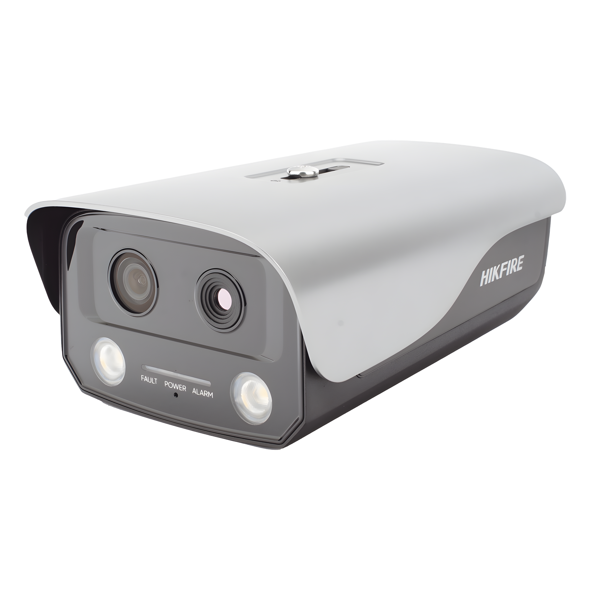Cámara IP de Detección Térmica de Incendios / Doble Lente 4 MP Óptico + 1 MP Térmico / Rango 0 a 400 °C / Precisión ±2 °C / IP66 / WDR 120 dB — HIKVISION · SKU HF-VT410