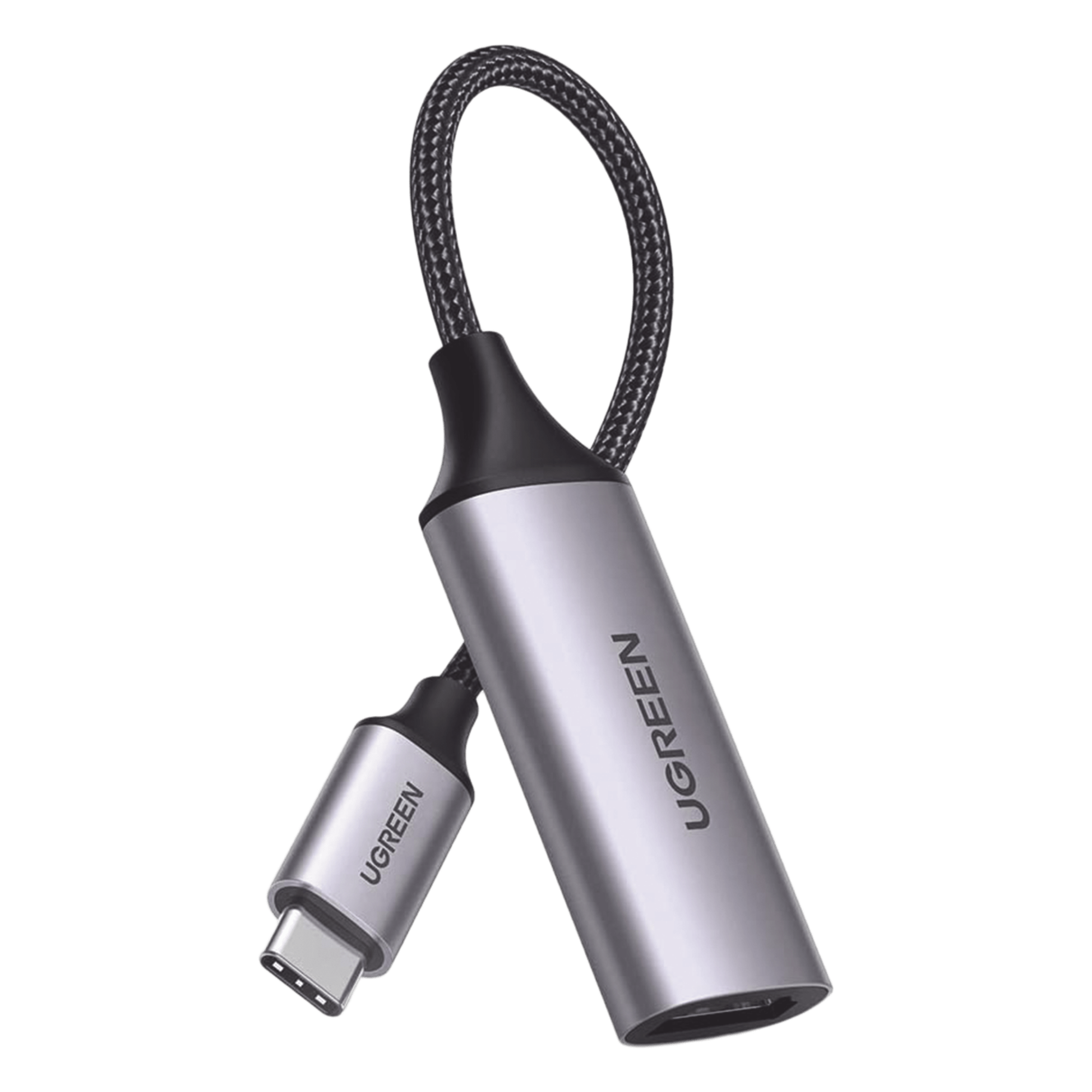 Cable Adaptador USB-C a HDMI / 4K@60Hz / HDR / Thunderbolt 3 / DisplayPort Alt Mode / Aluminio / 10 cm (0.33 ft) — UGREEN · SKU 70444