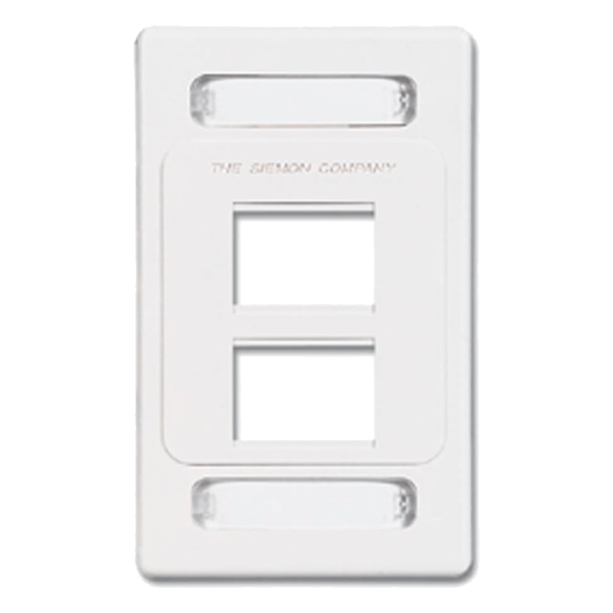 Placa de Pared Modular / 4 Salidas / MAX / Compatible Z-MAX Blindados / Color Blanco — SIEMON · SKU MX-F-PS-04-02