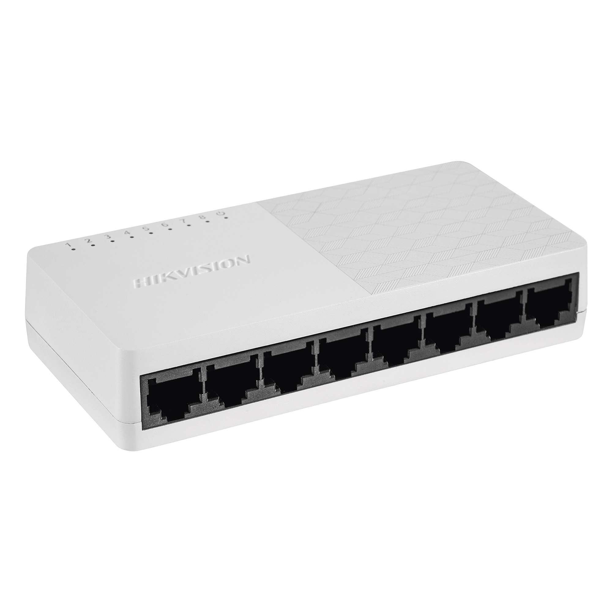 Switch de Escritorio / 8 Puertos / Fast Ethernet 10/100 Mbps / Diseño Compacto / Plug & Play — HIKVISION · SKU DS-3E0108D-O