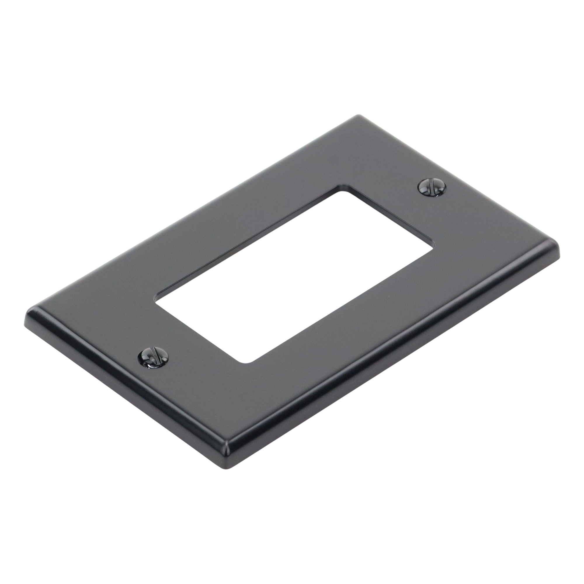 Tapa para Contacto Dúplex Color Negro.