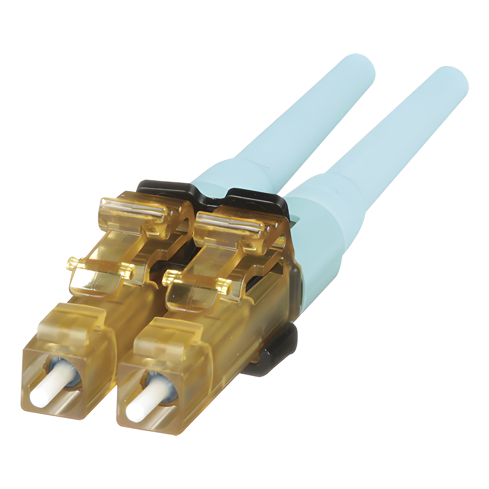 Conector de Fibra Óptica / LC Duplex / Multimodo 50/125 OM3/OM4 / Pre-pulido / Color Aqua — PANDUIT · SKU FLCDMCXAQY