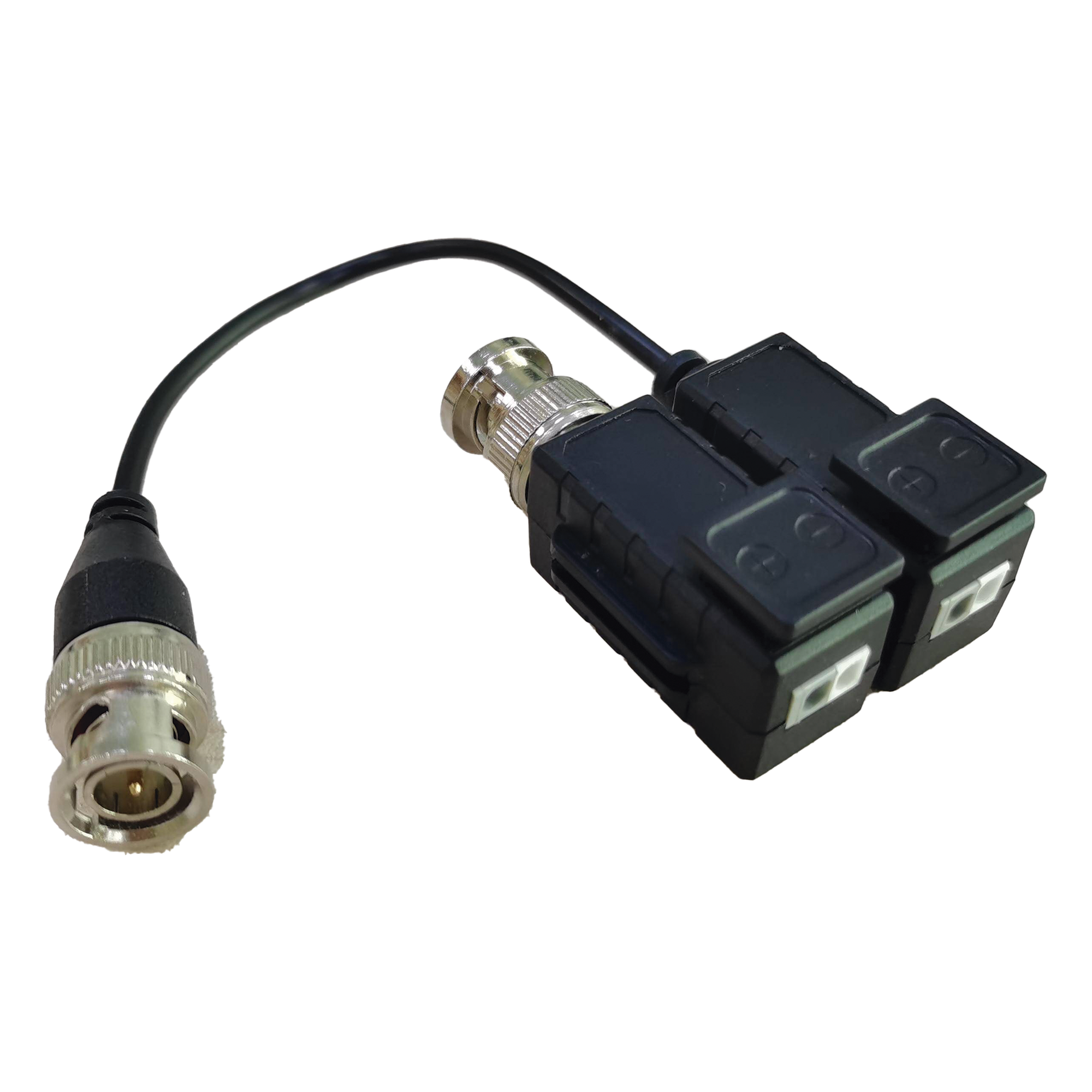Kit de Transceptores Pasivos / 5MP / Transmisión 200 m (656.2 ft) / UTP Cat 5e/6/6a/7 / Protección TVS / Terminales Push-Pin — EPCOM TITANIUM · SKU LLT-V506