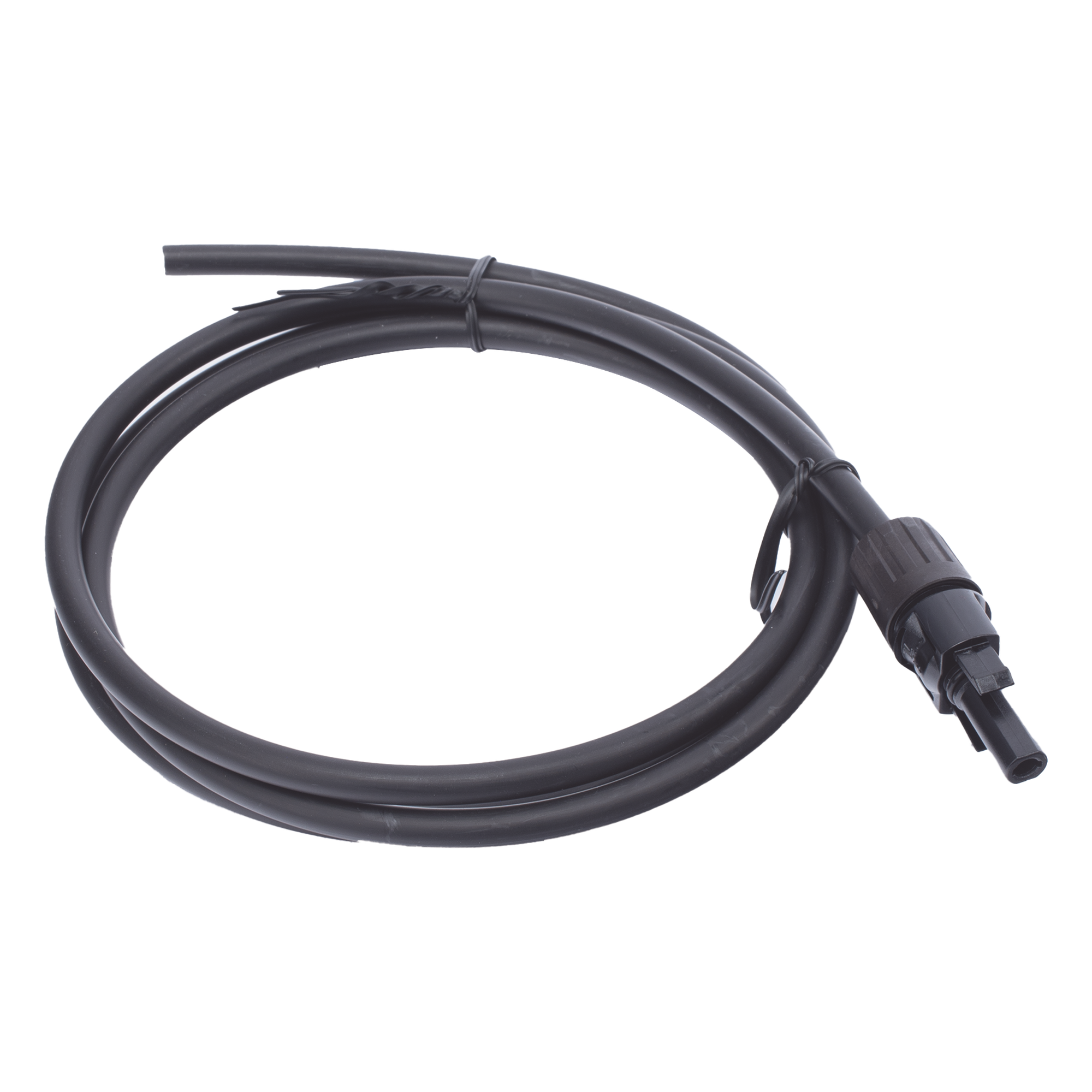 Cable Fotovoltaico / 1.5 m (4.9 ft) / 10 AWG / MC4-H Macho / Negro / Doble Aislamiento — EPCOM POWERLINE · SKU CBL-MC4-1.5BLK