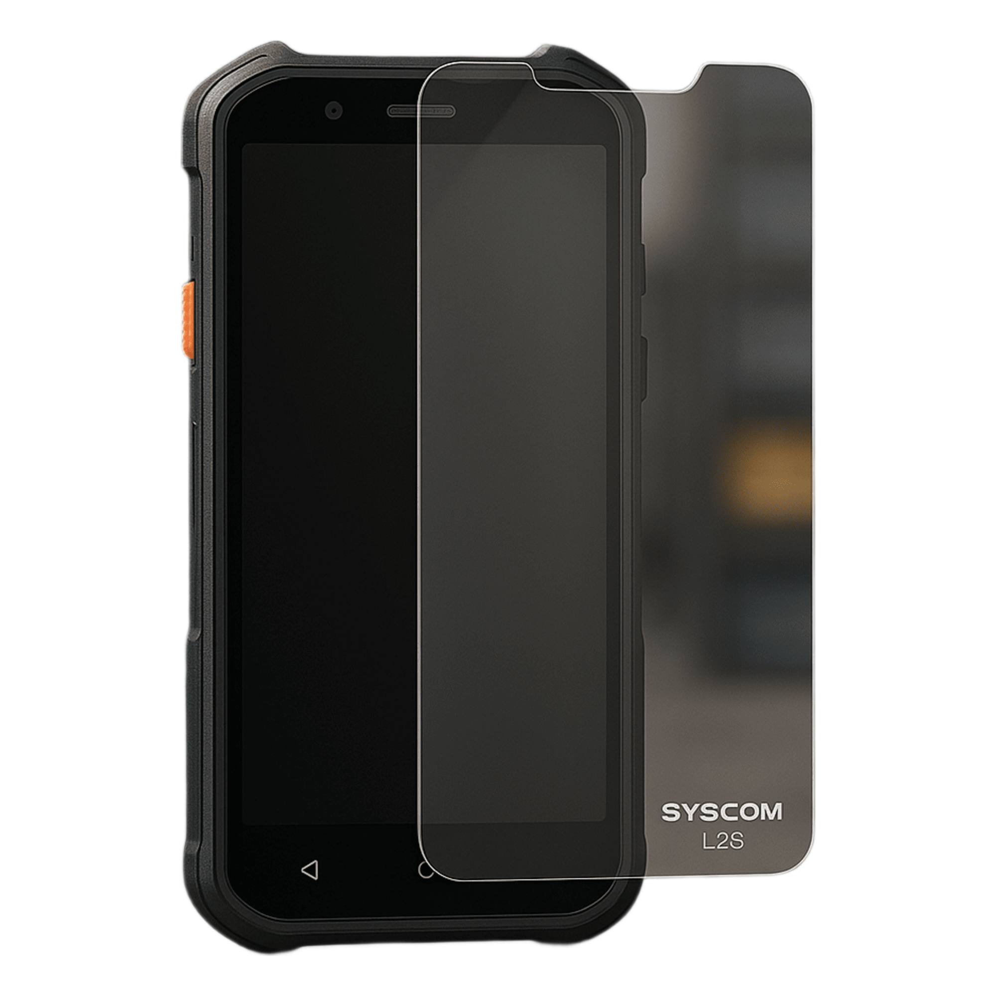Cristal templado / Protección pantalla / Resistente caídas 1.5 m (4.9 ft) / IP68 1.2 m (3.9 ft) / Compatible L2S — SUNMI · SKU L2SSCREENP
