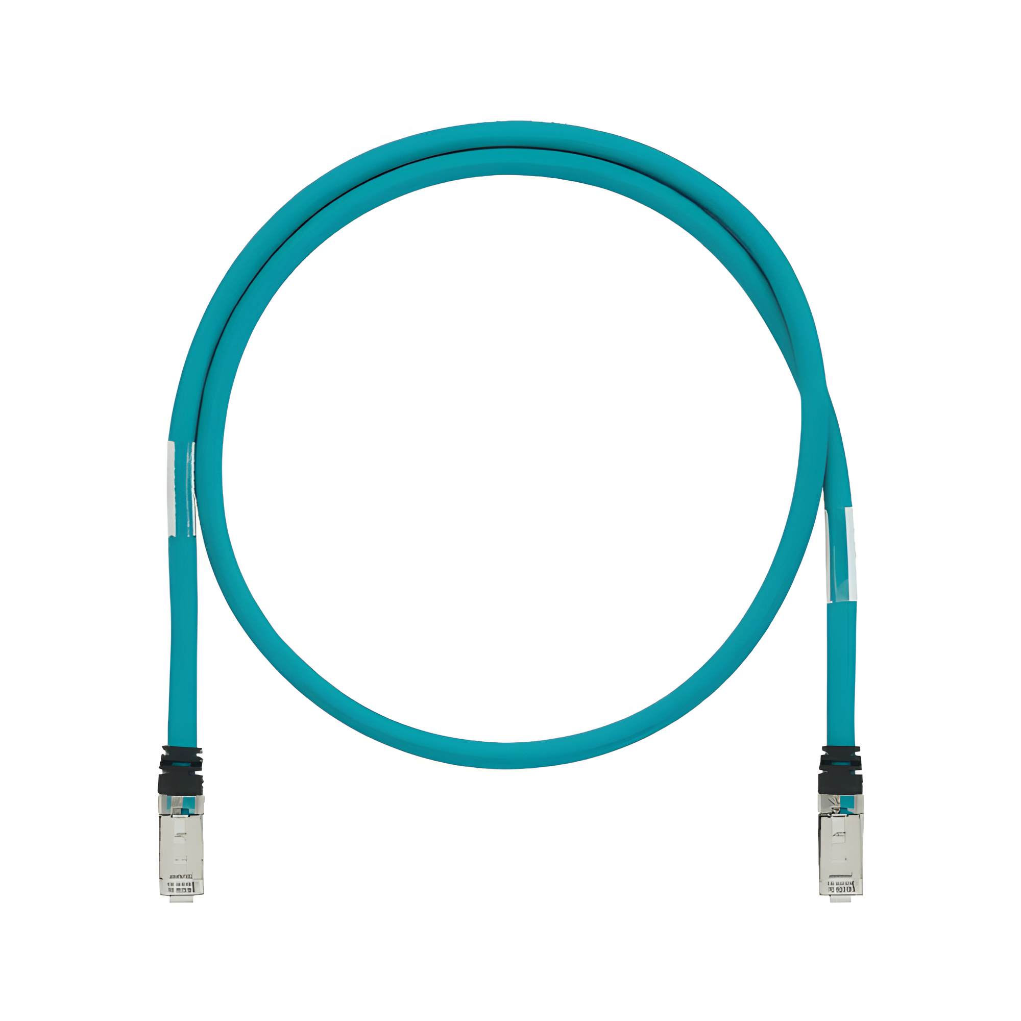 Patch Cord Cat6A Industrial 600V / Blindado SF/UTP / 26 AWG / 1 Metro (3.28 Pies) / Aqua — PANDUIT · SKU ISTPH6X1MTL