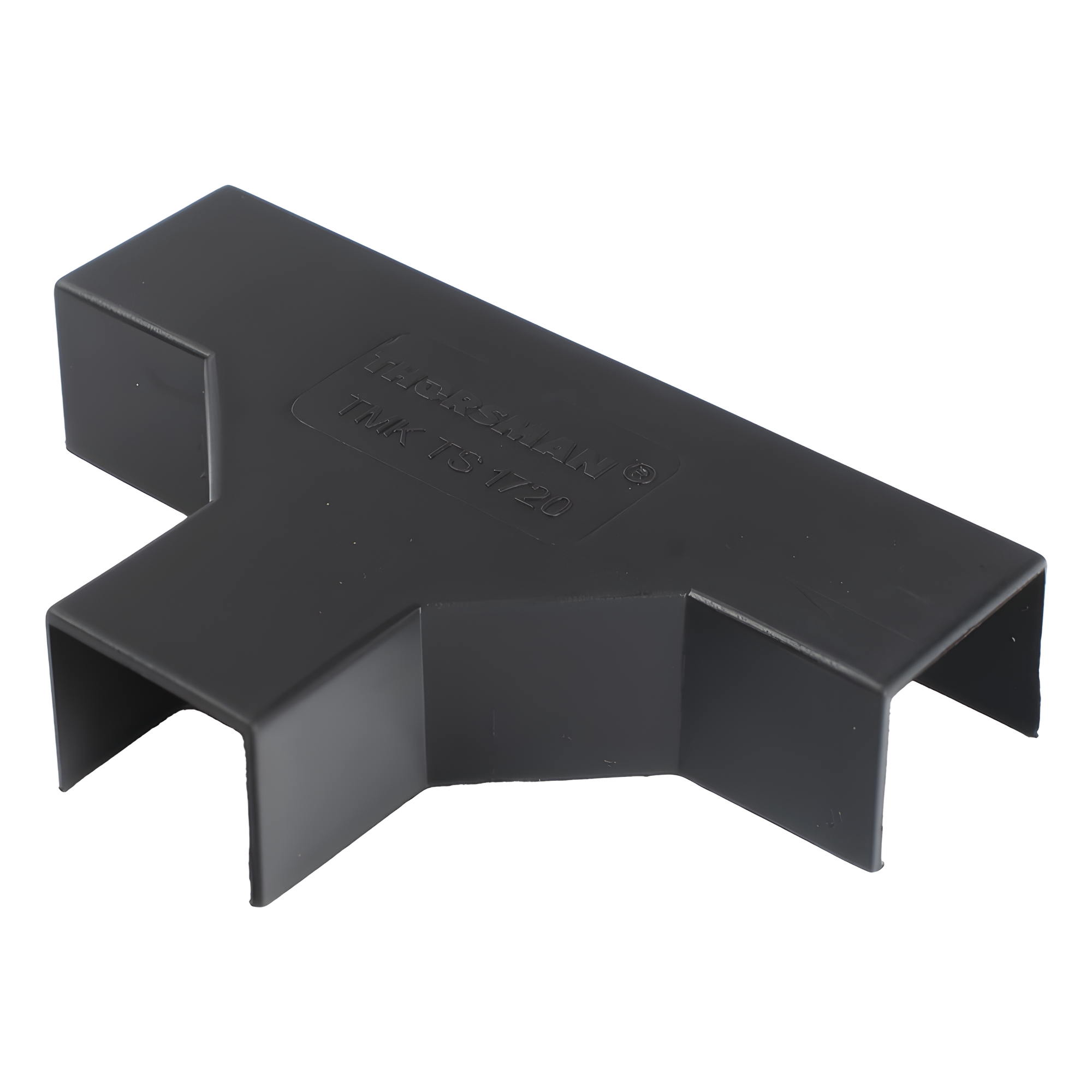 Sección en "T" Color Negro de PVC Auto Extinguible, Para Canaleta TMK-1720-N-CC (5240-02003)