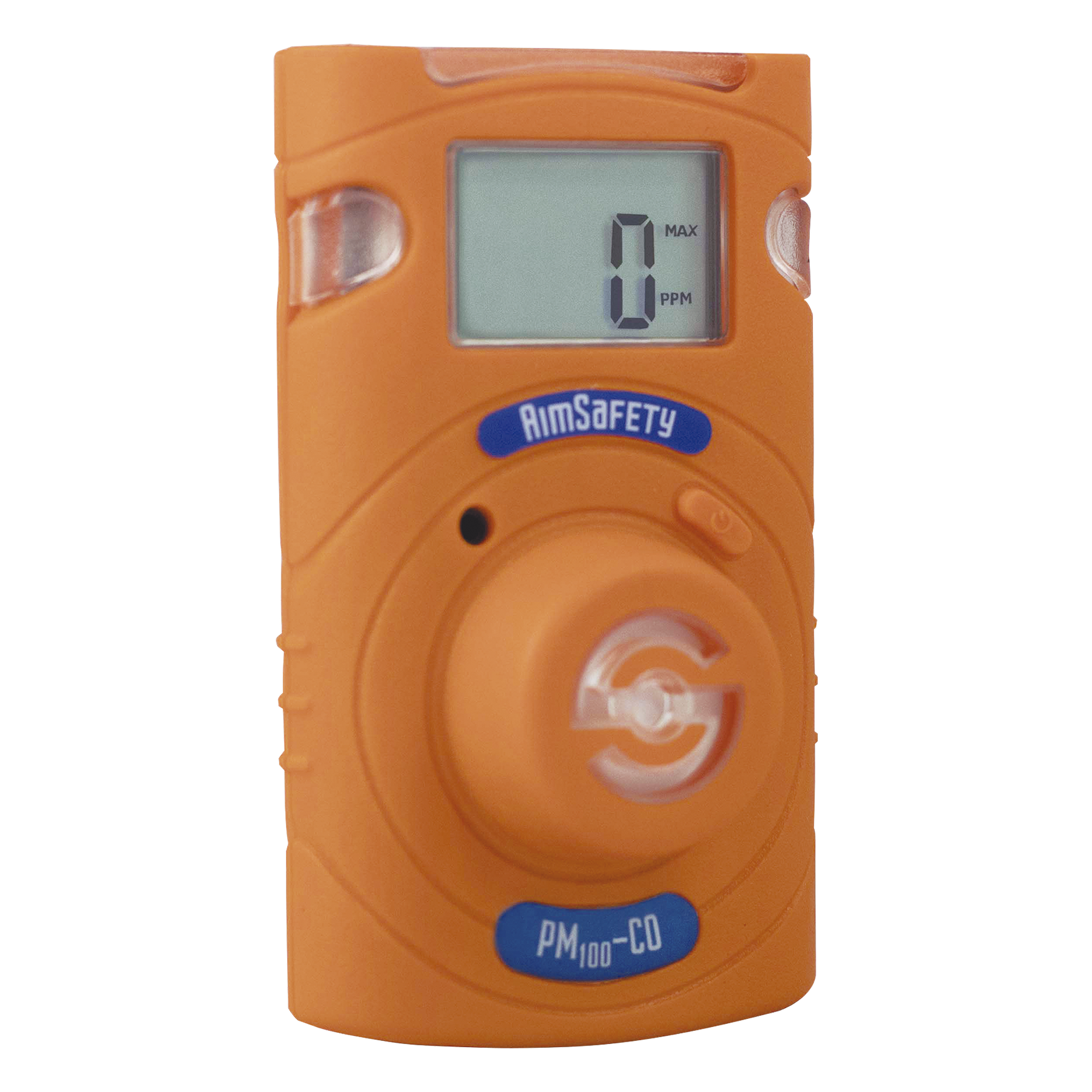 Monitor Personal de Gas / Rango 0-500 ppm / Resolución 1 ppm / Operación 2 Años / IP67 / Alarmas Audibles, Visuales y Vibratorias — MACURCO - AERIONICS · SKU PM100-CO