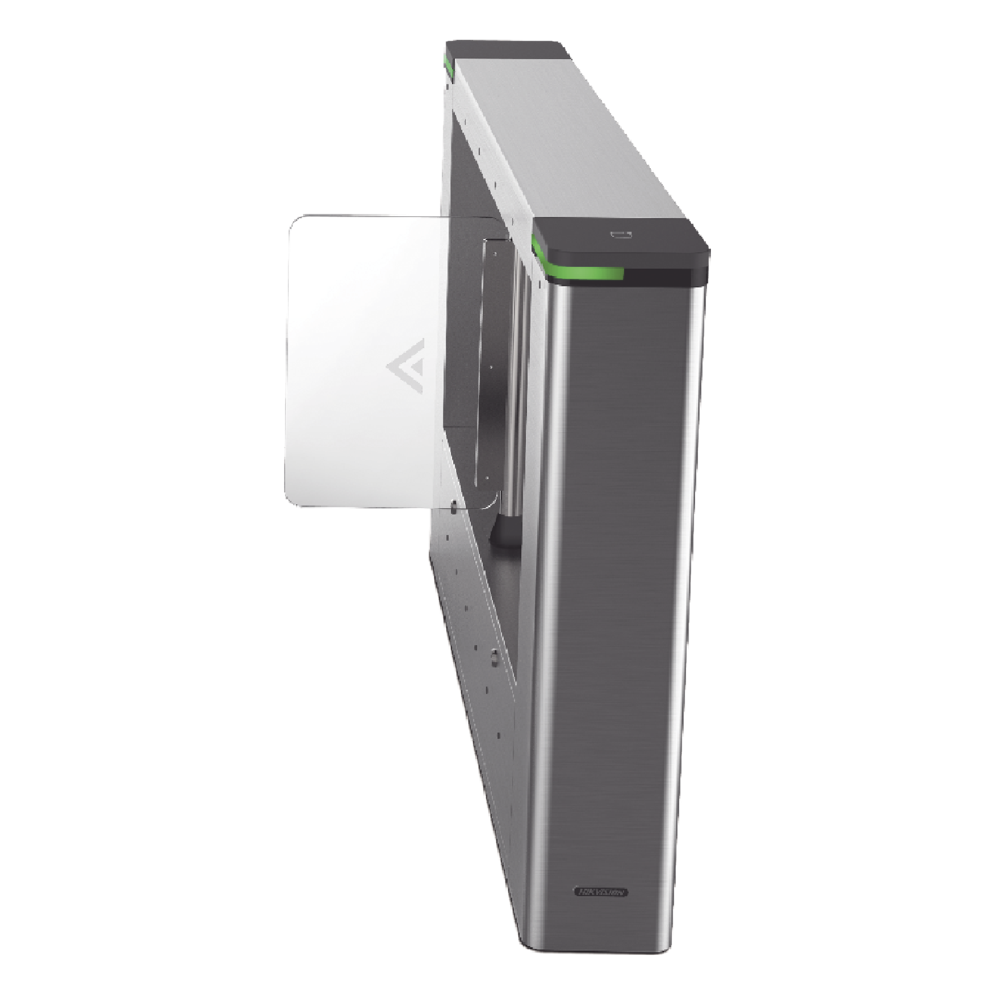 Torniquete Swing Derecho / Carril 90 cm (2.95 ft) / Panel + Lector Tarjeta / TCP-IP / 6,000,000 MCBF / 12 Pares IR / IP54 / 60,000 Tarjetas — HIKVISION · SKU DS-K3B501SX-R/M-DP90