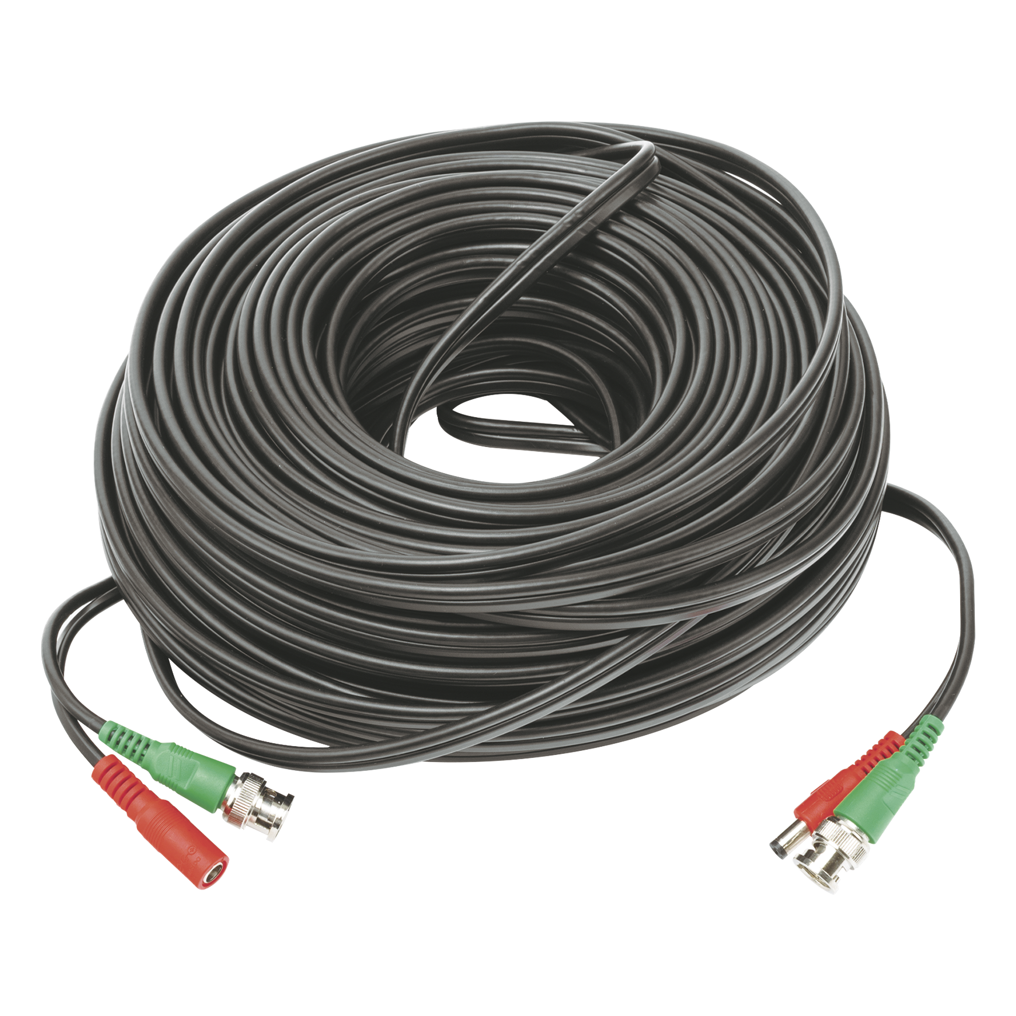Cable Coaxial BNC RG59 + Alimentación / SIAMES / 50 Metros (164 Pies) / 100% COBRE / 4K UHD / Interior y Exterior — EPCOM POWERLINE · SKU DIY-50M-HD