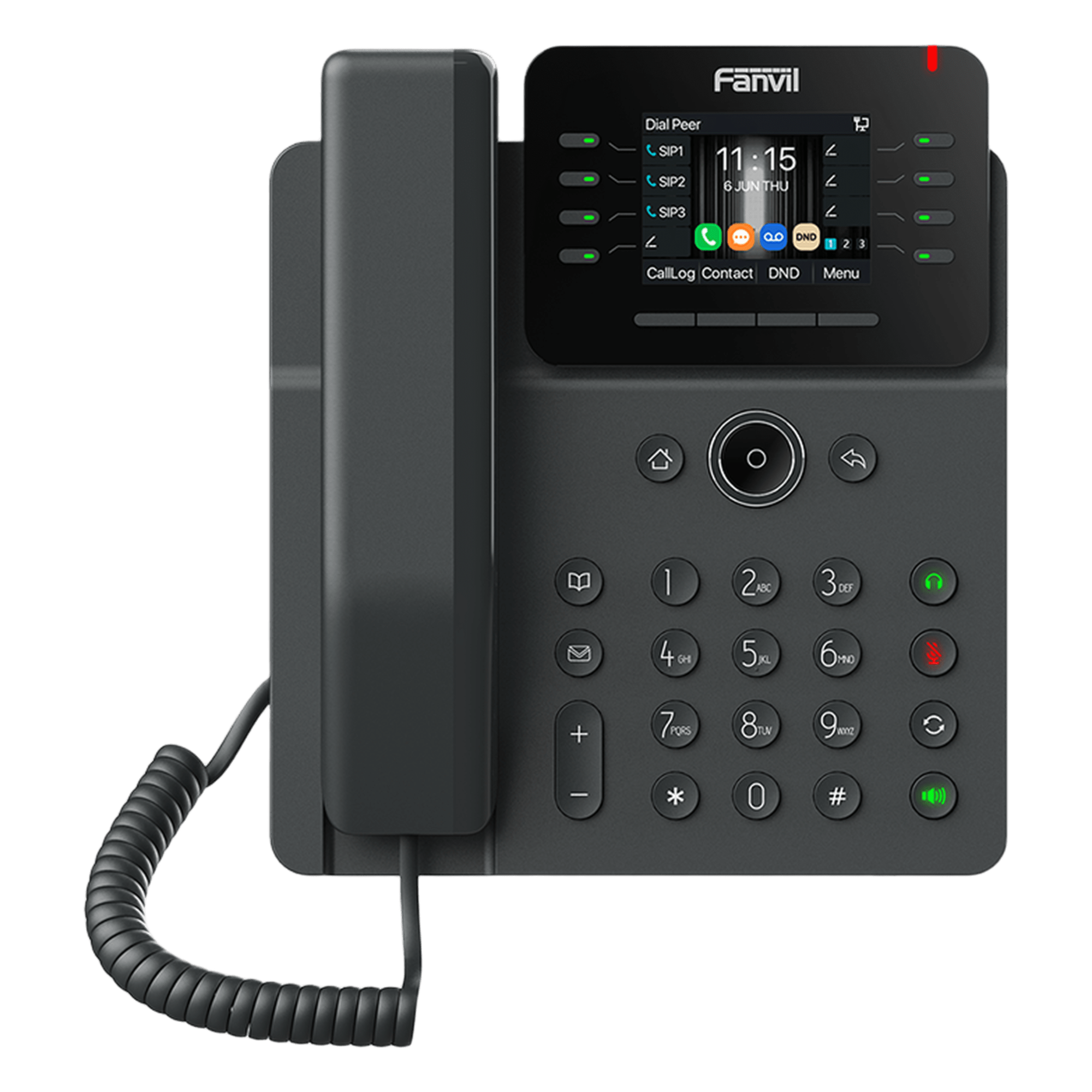 Teléfono IP Wi-Fi / 12 Líneas SIP / Pantalla Color 2.8 — FANVIL · SKU V62W