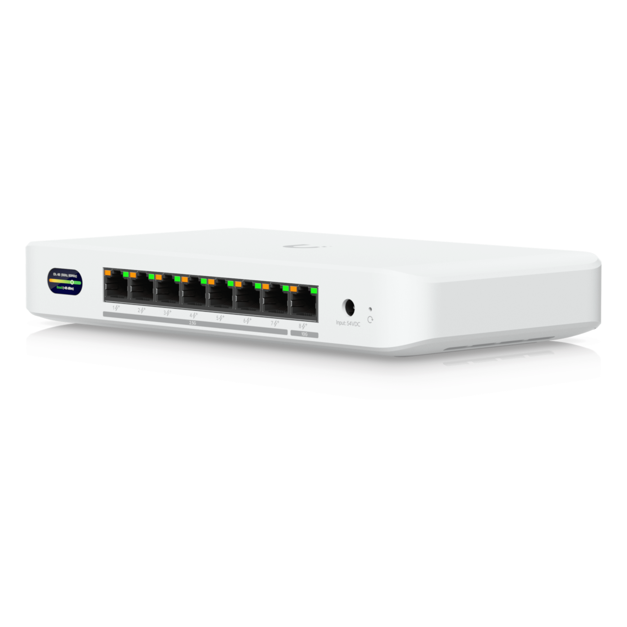 Switch PoE+ / 8 Puertos Multi-Gig / 1 x 10 GbE y 7 x 2.5 GbE / Wi-Fi 7 / 6 GHz / 30 W por Puerto / Compacto