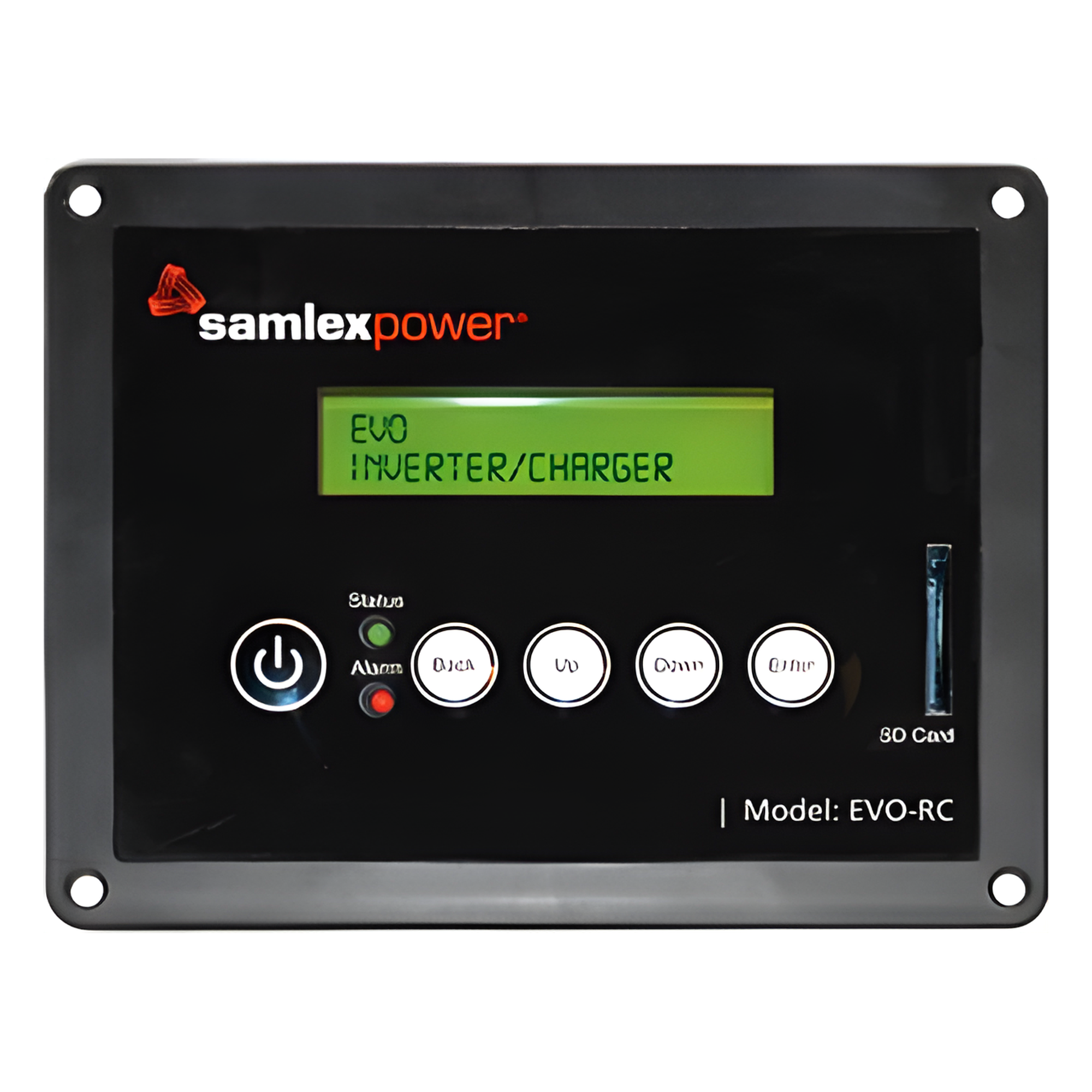 Control Remoto / Inversor-Cargador / Slot SD 16 GB / Cable 10 m (33 ft) / Monitoreo de Datos — SAMLEX · SKU EVO-RC