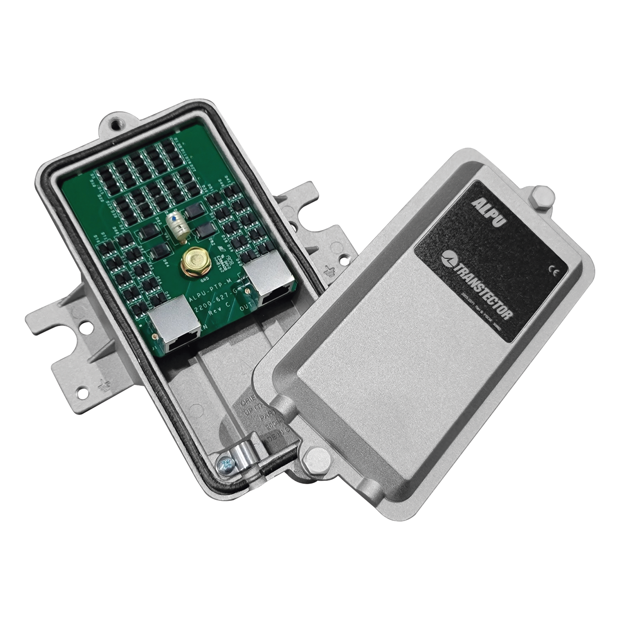 Protector de Sobretensión PoE++ / Gigabit Ethernet 1000 Mbps / 90W / SASD / RJ45 / Operación -40 a 75°C / NEMA 3R / ATEX